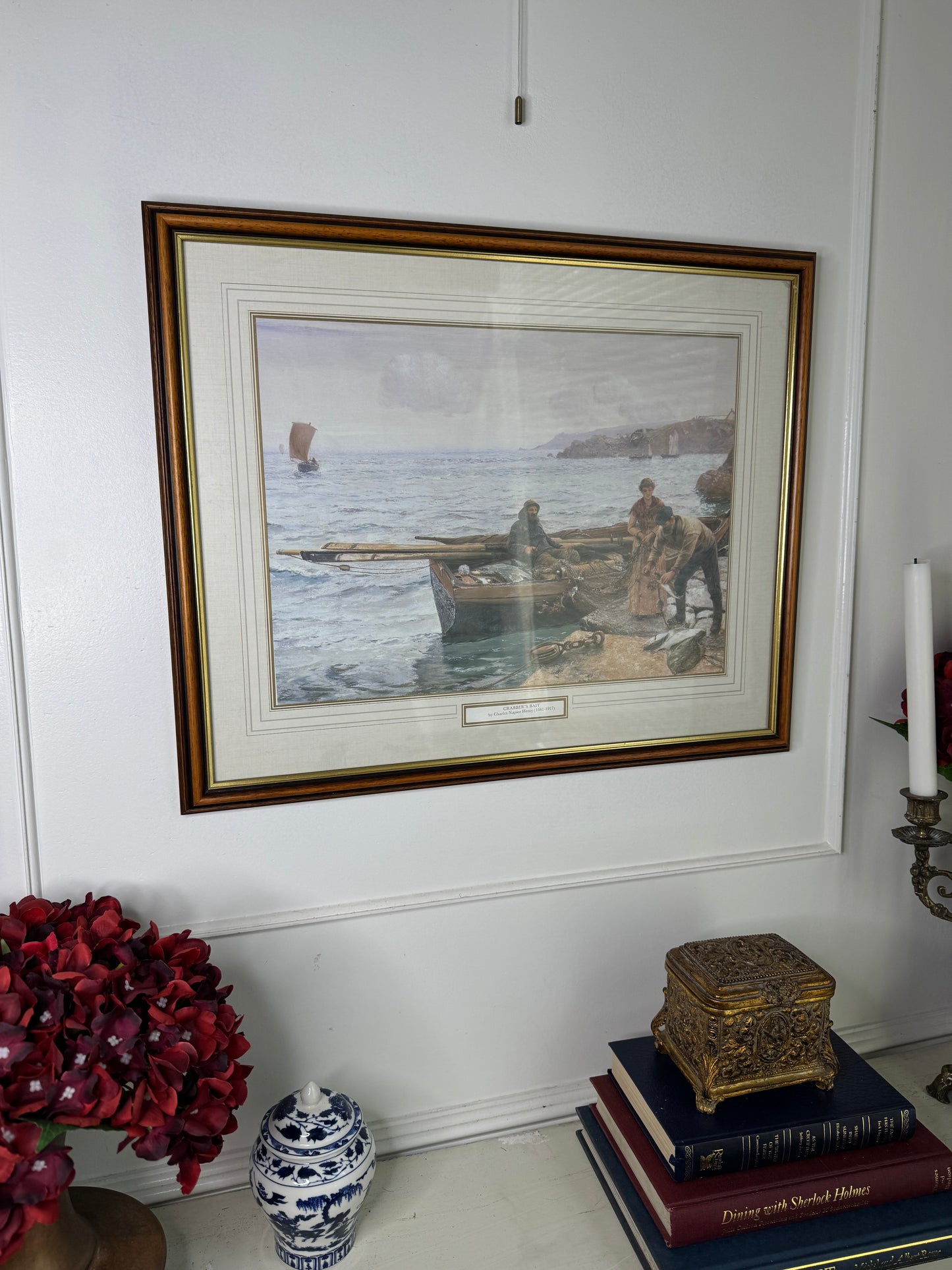 Crabbers Bait by Charles Napier Hemy (1841-1917) print