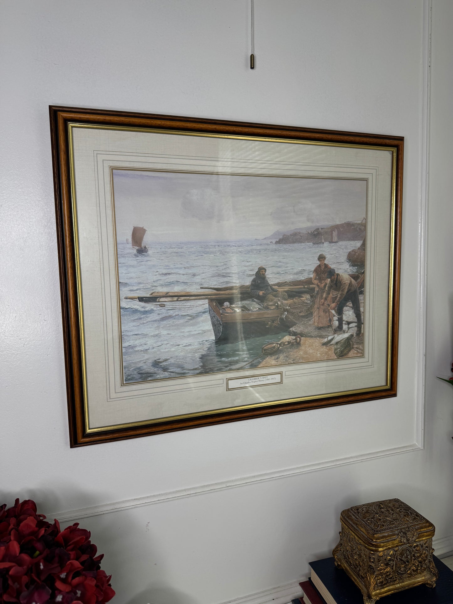 Crabbers Bait by Charles Napier Hemy (1841-1917) print