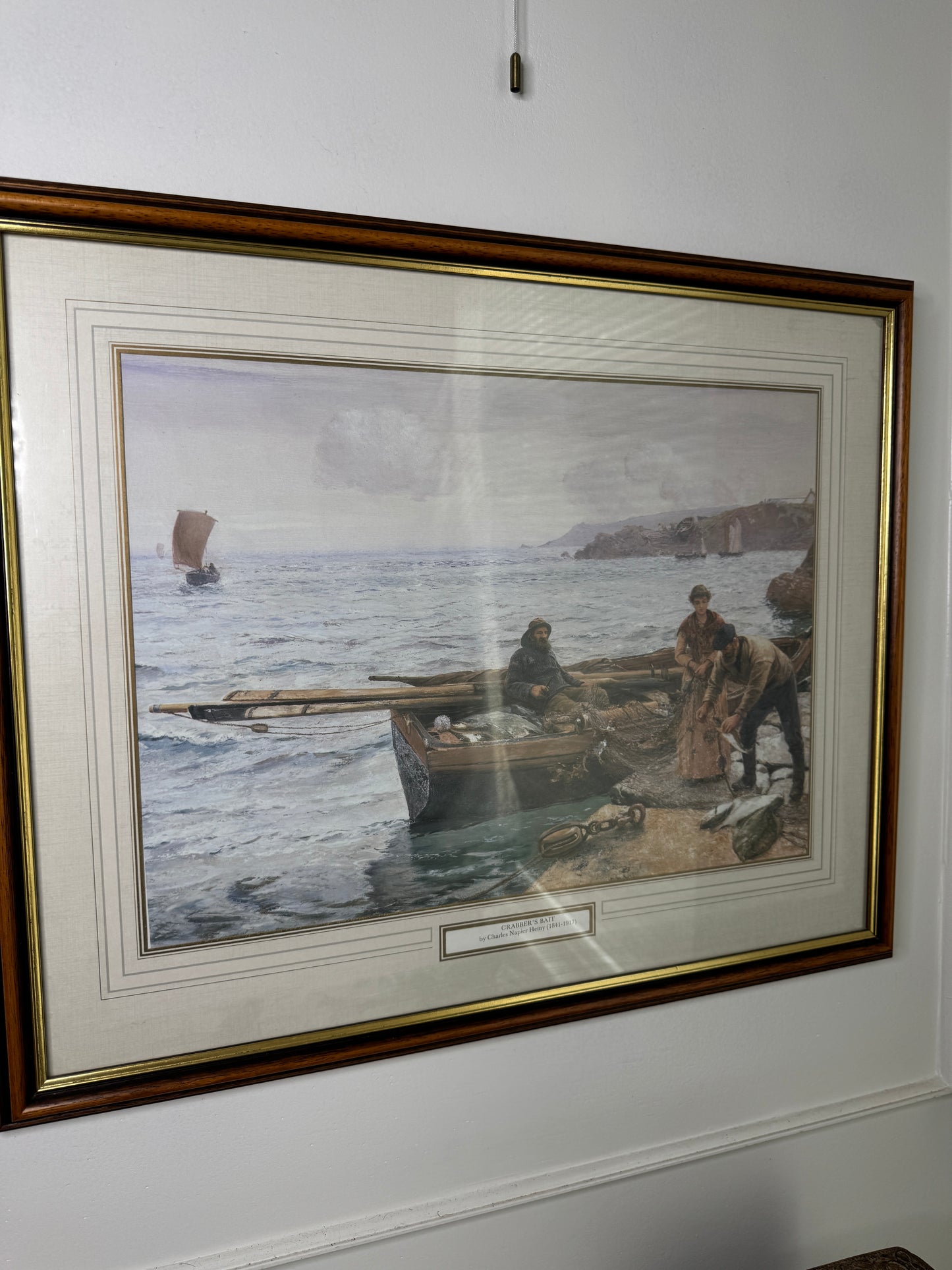 Crabbers Bait by Charles Napier Hemy (1841-1917) print