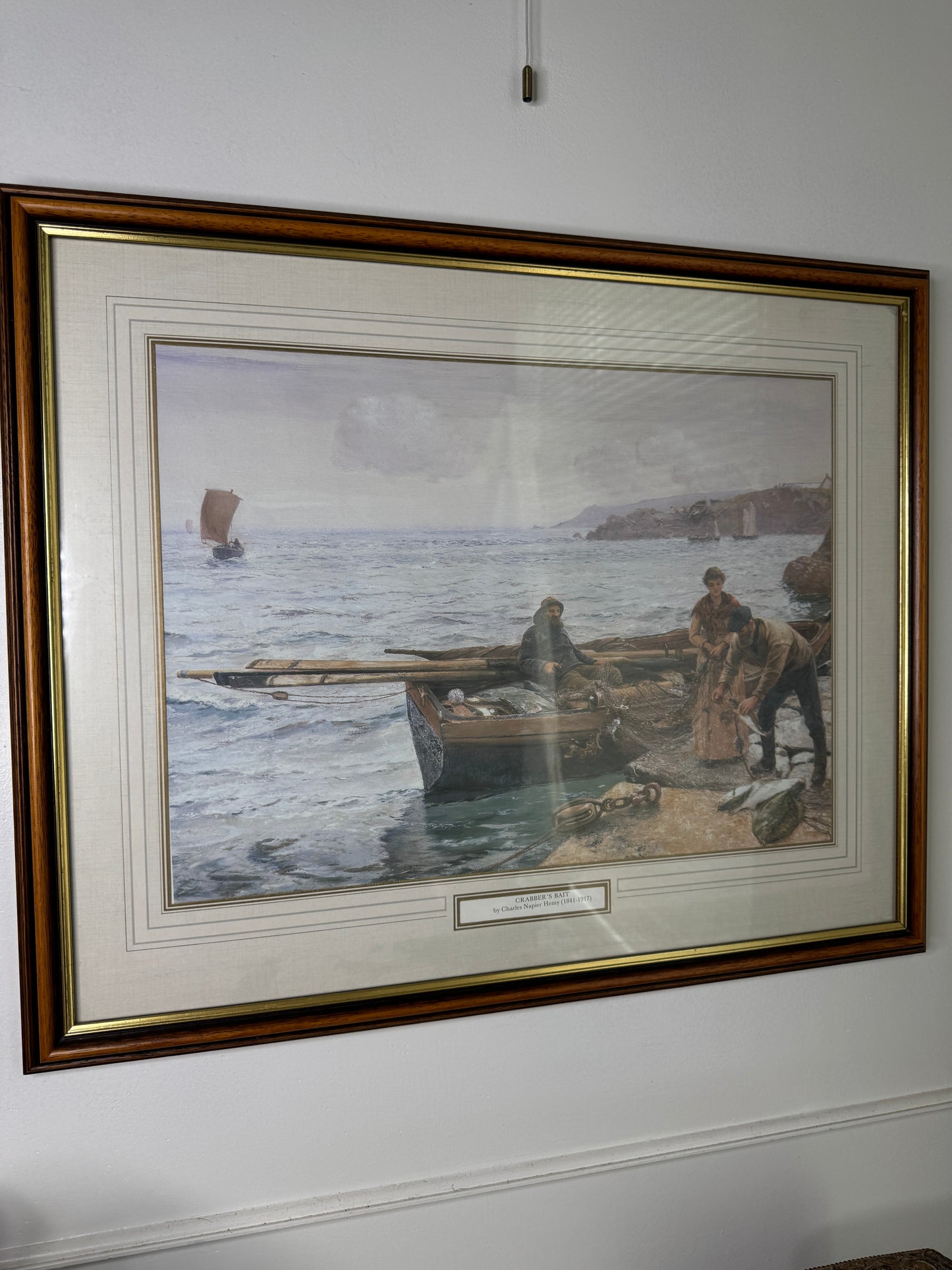 Crabbers Bait by Charles Napier Hemy (1841-1917) print