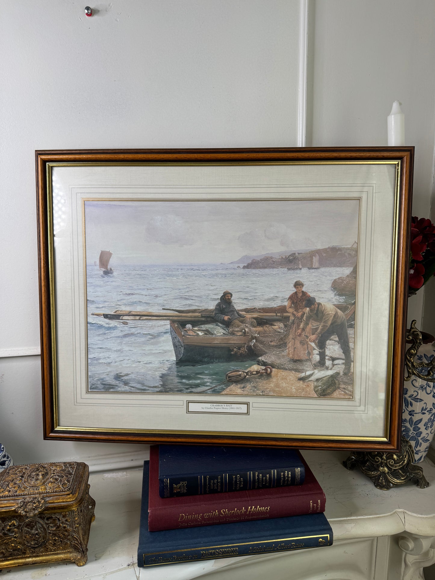 Crabbers Bait by Charles Napier Hemy (1841-1917) print