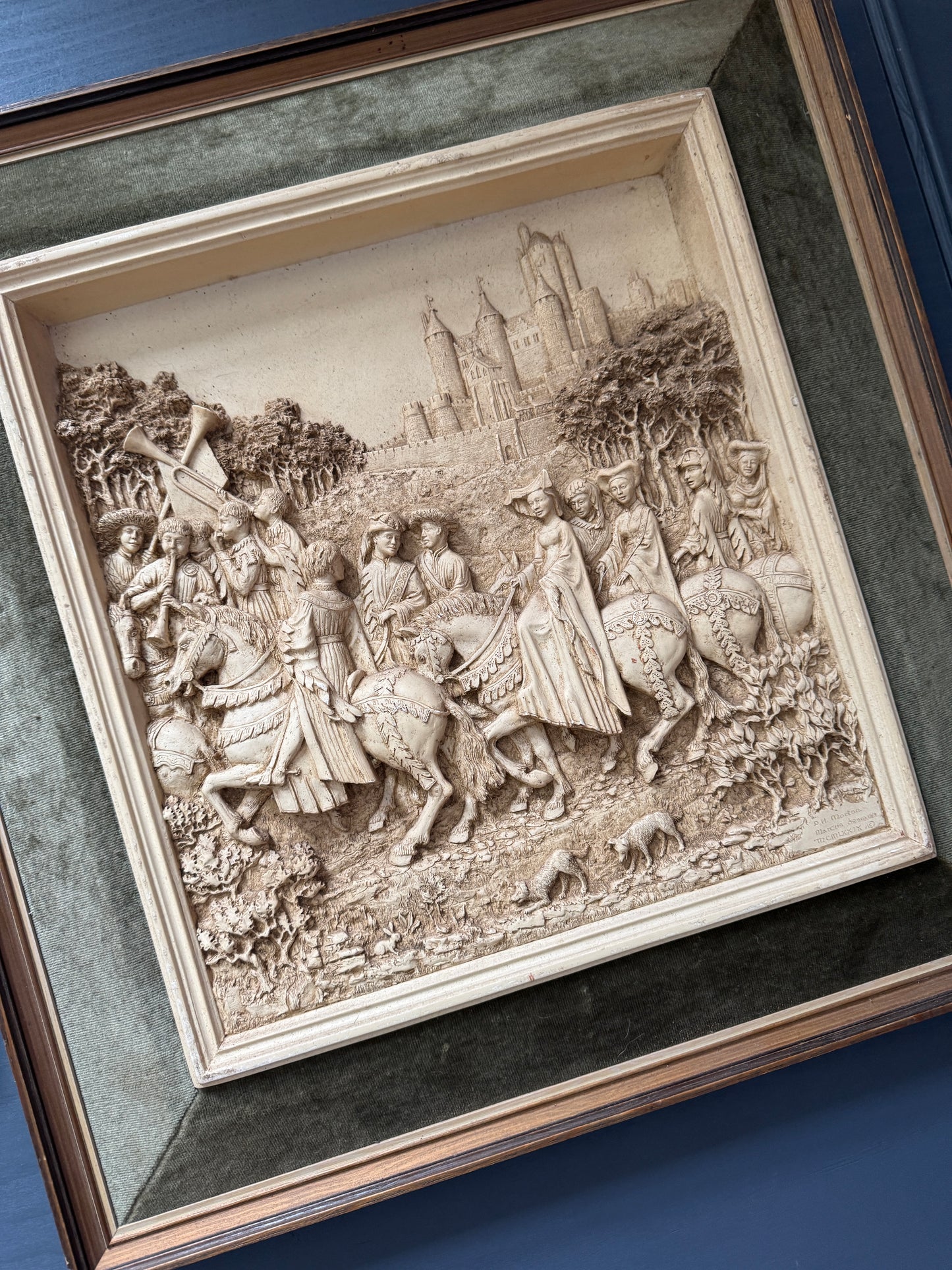 Vintage D.H. Moreton 1979 Marcus Designs Wall Plaque Set