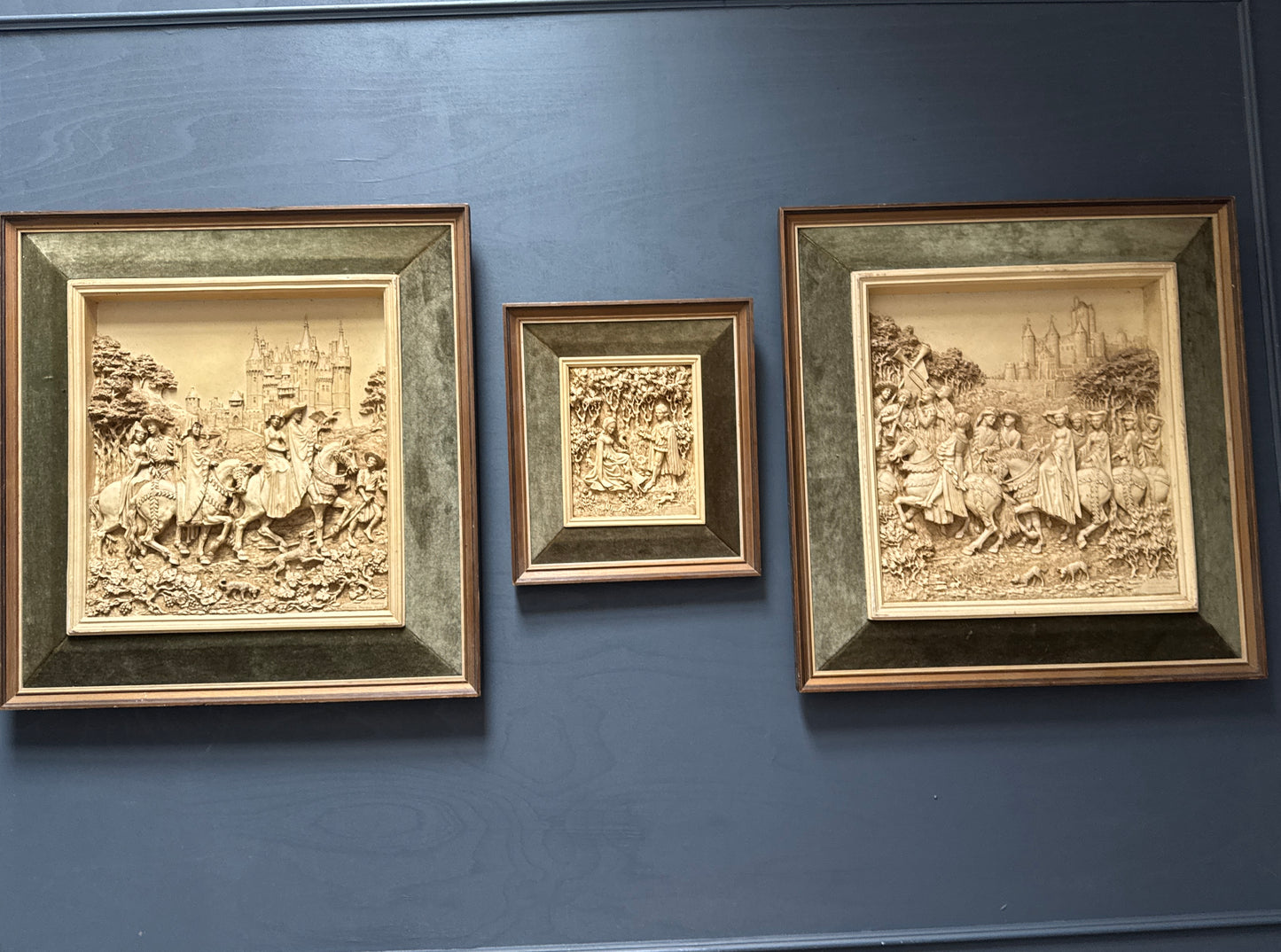 Vintage D.H. Moreton 1979 Marcus Designs Wall Plaque Set