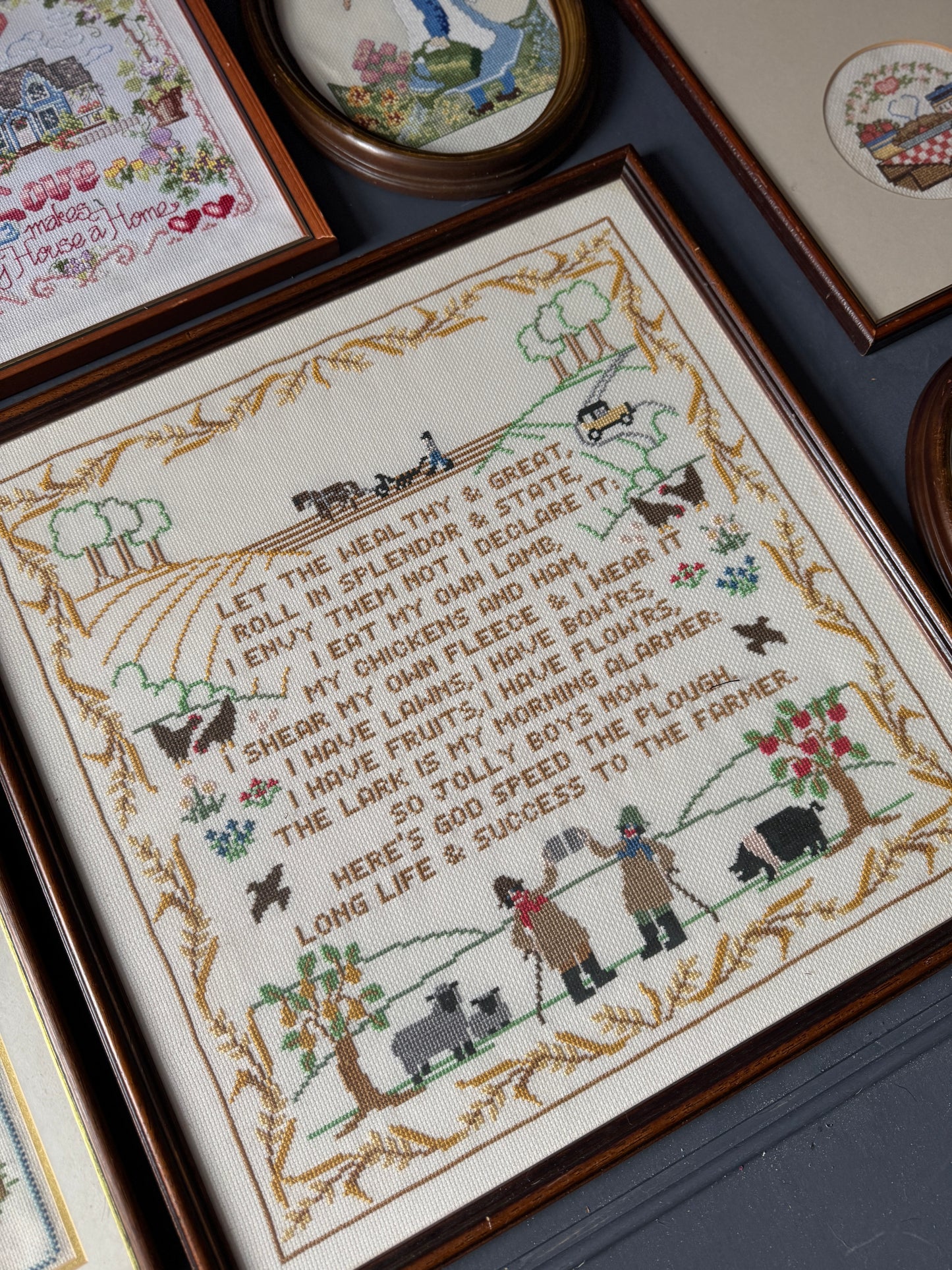 Threaded Legacy – Vintage Embroidery Wall Art Set