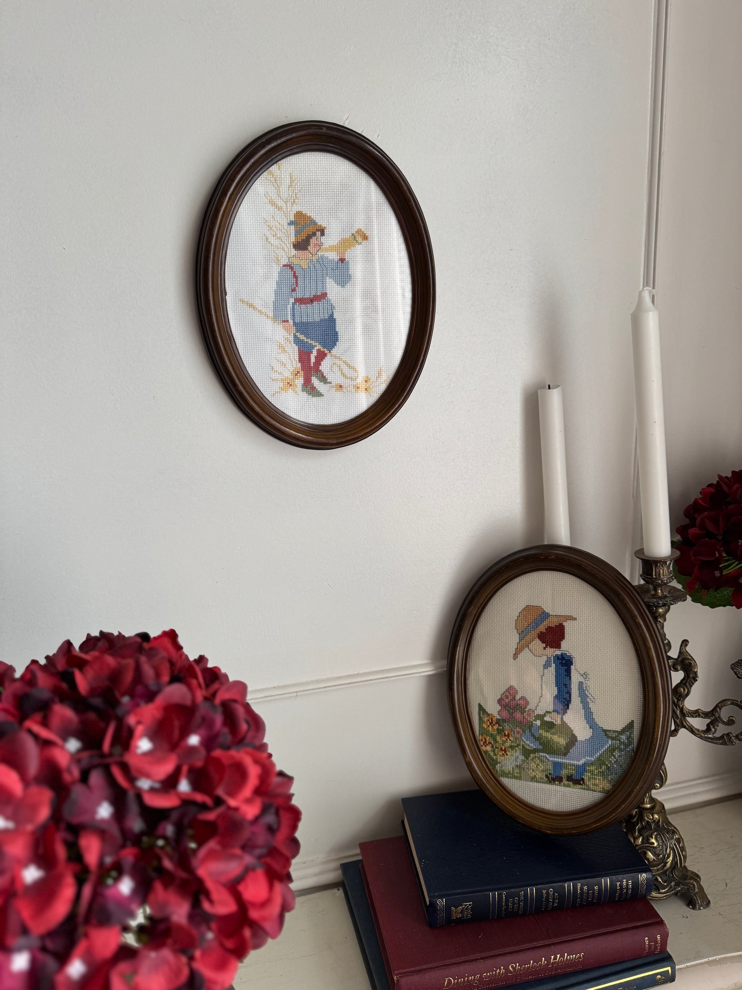 Threaded Legacy – Vintage Embroidery Oval Duo Set