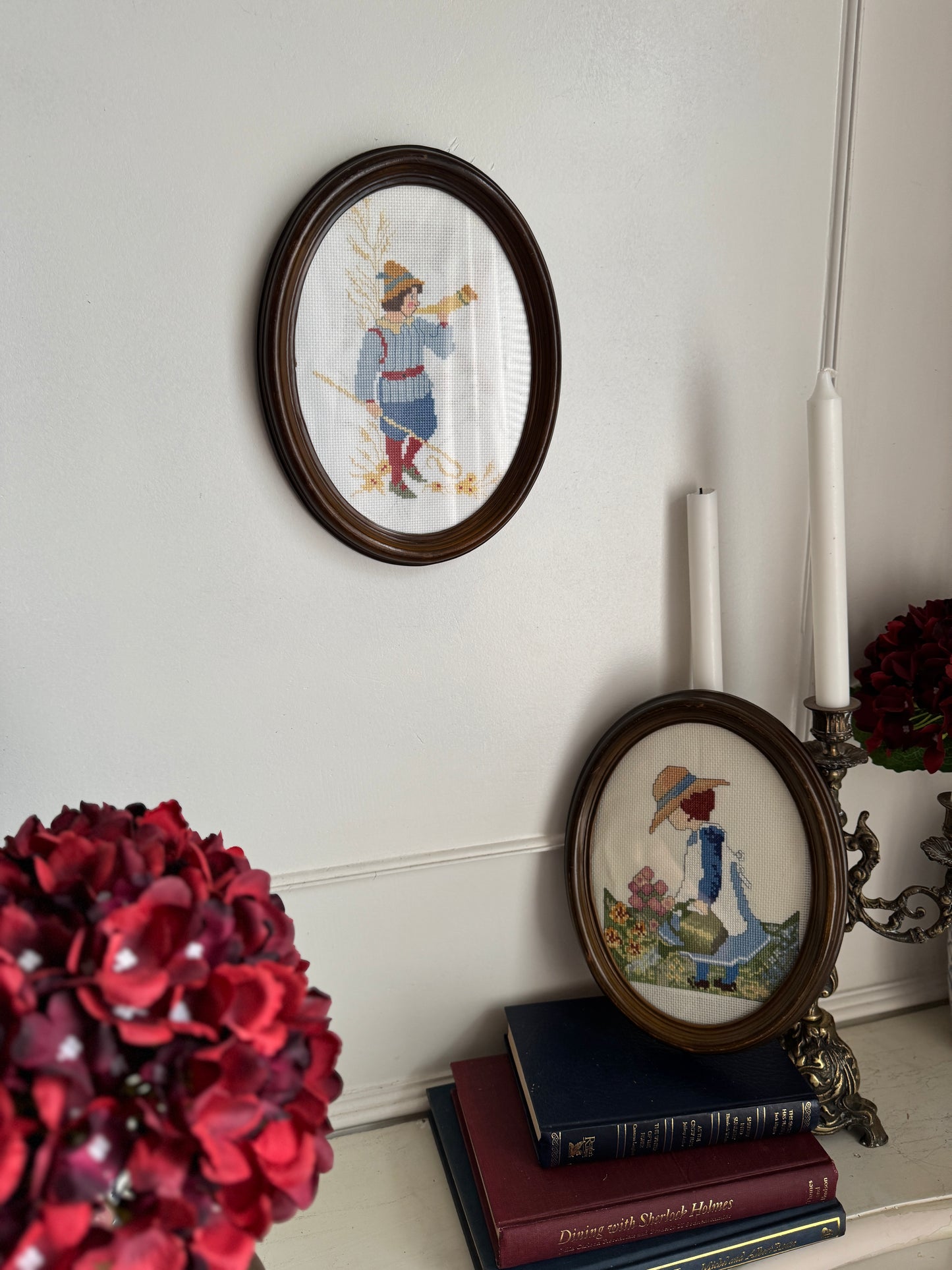 Threaded Legacy – Vintage Embroidery Oval Duo Set