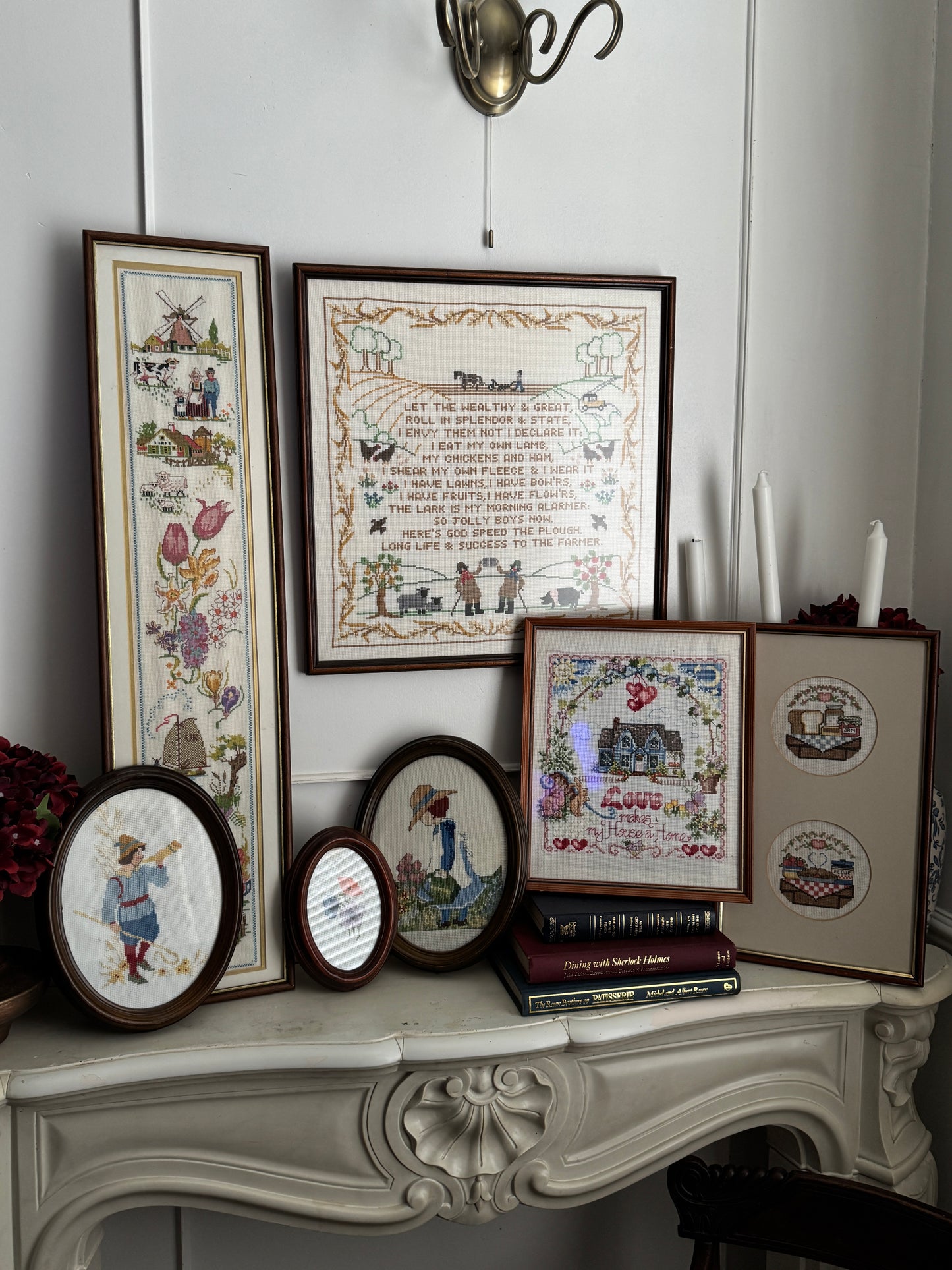 Threaded Legacy – Vintage Embroidery Oval Duo Set