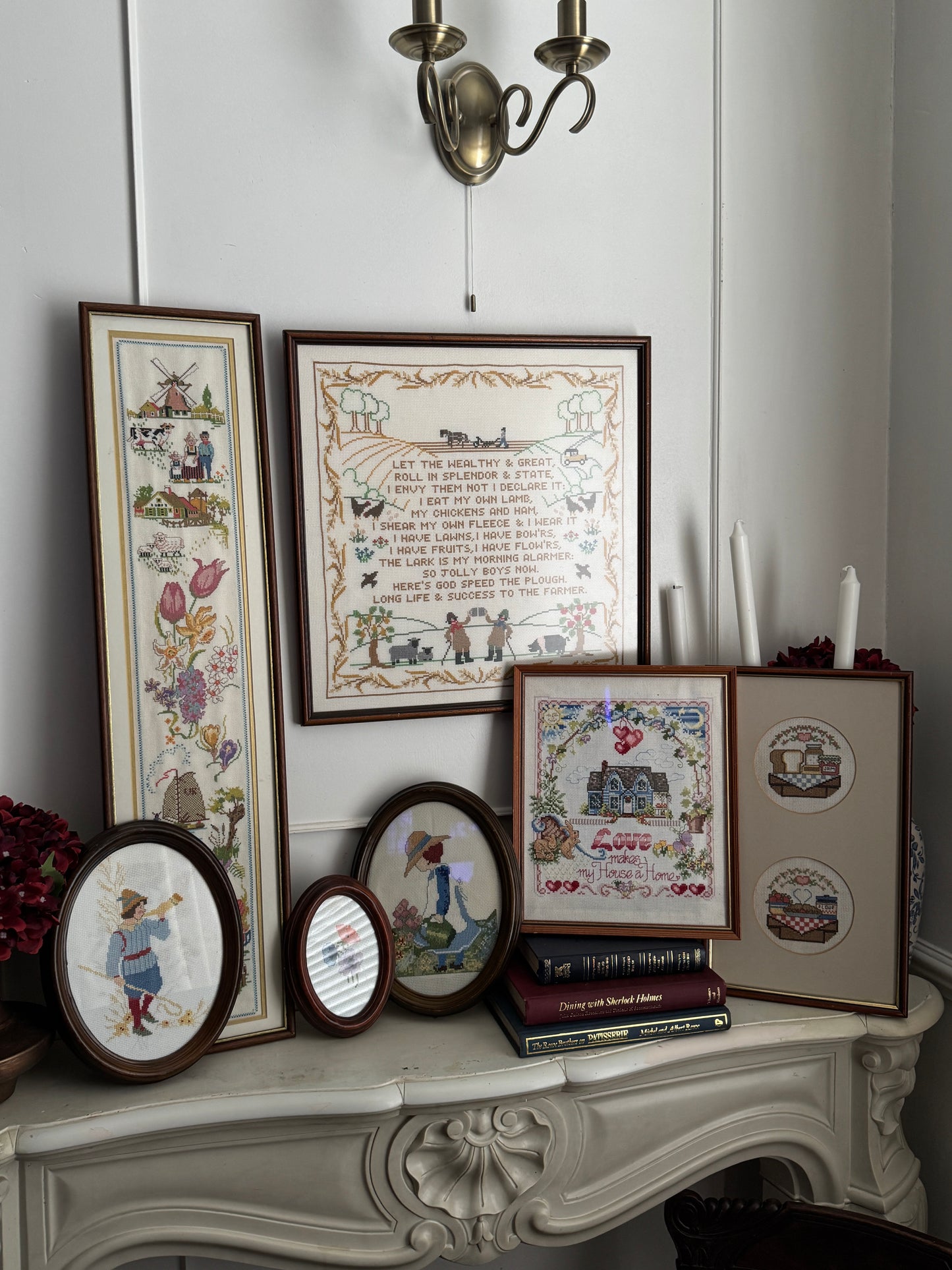 Threaded Legacy – Vintage Embroidery Wall Art Set
