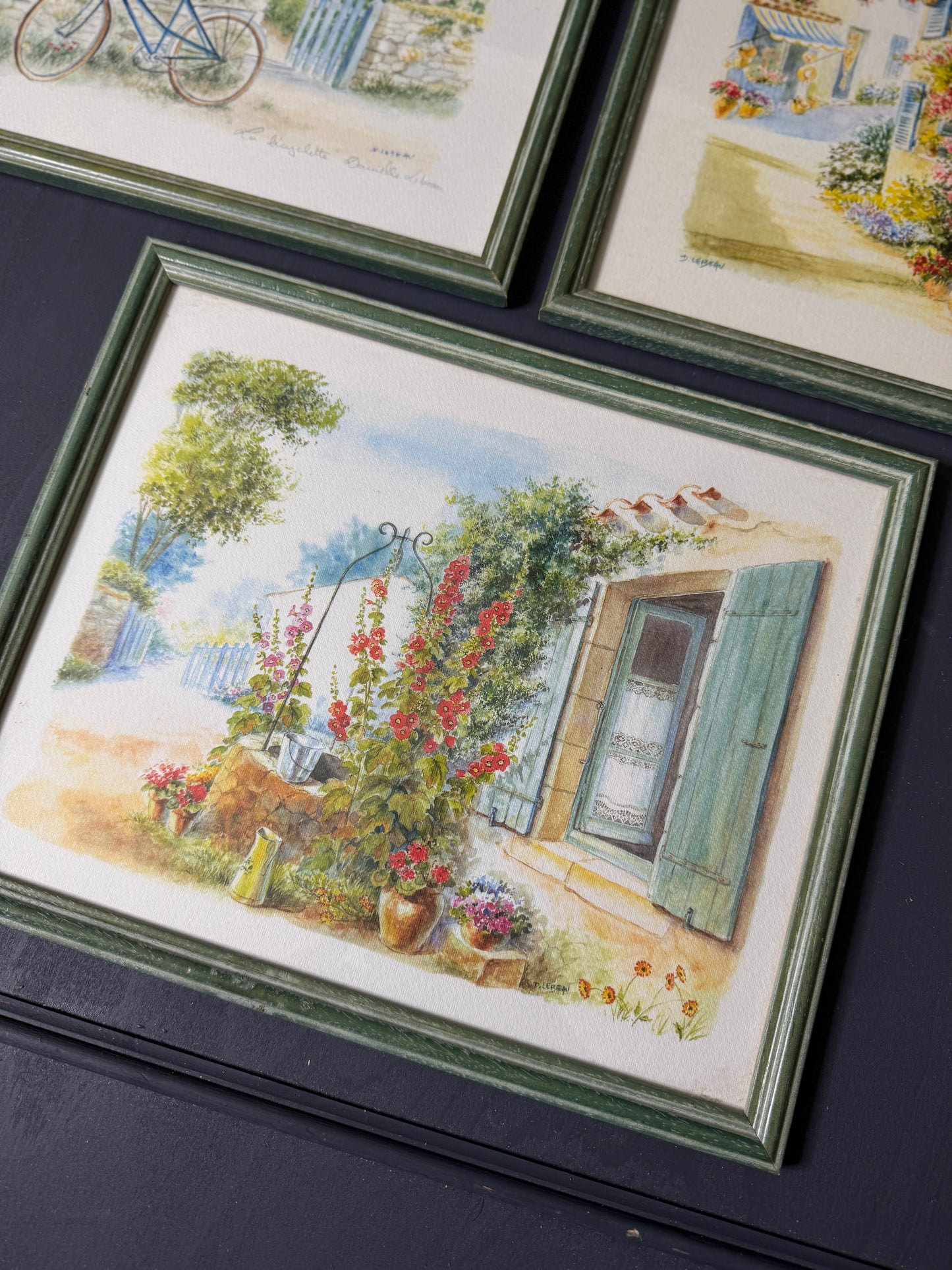 The French Atelier Set – Signed Framed Art Prints by Danielle Lebeau