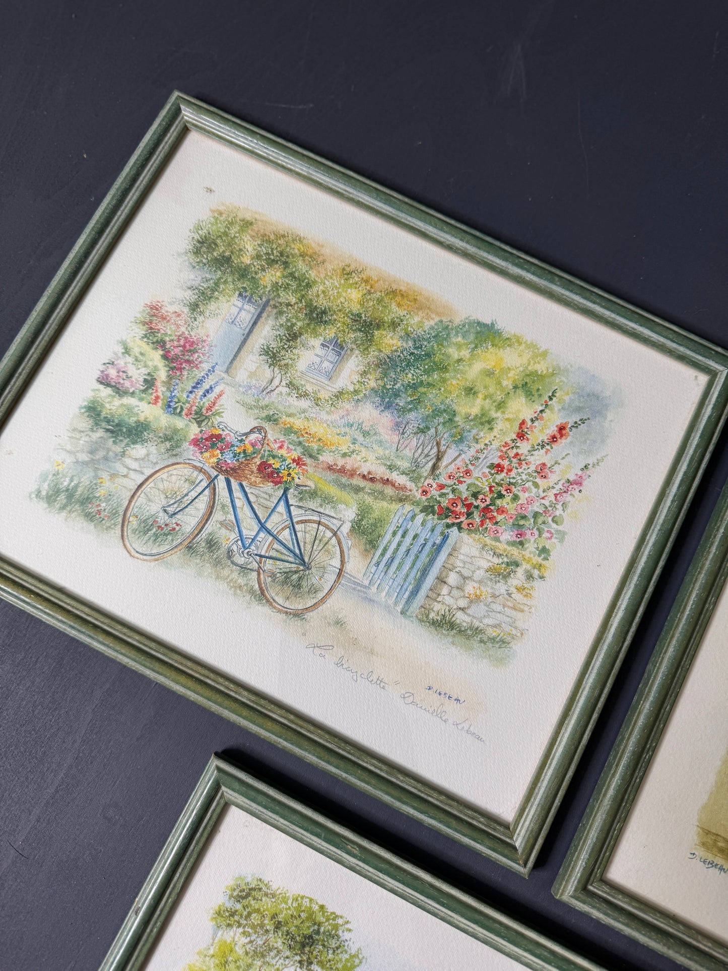 The French Atelier Set – Signed Framed Art Prints by Danielle Lebeau
