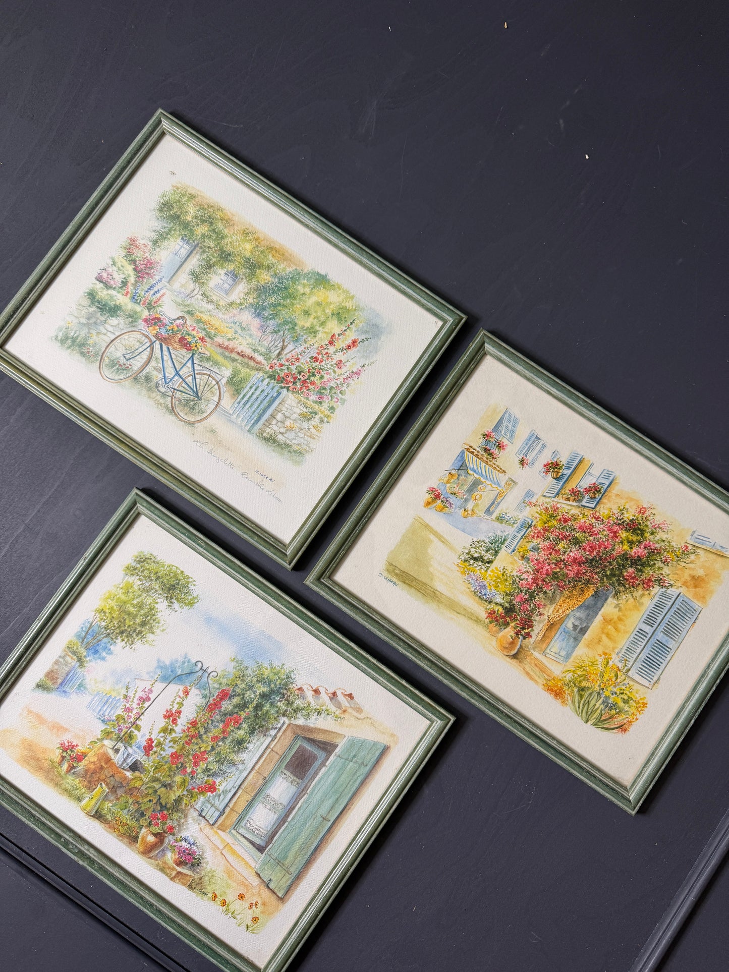 The French Atelier Set – Signed Framed Art Prints by Danielle Lebeau