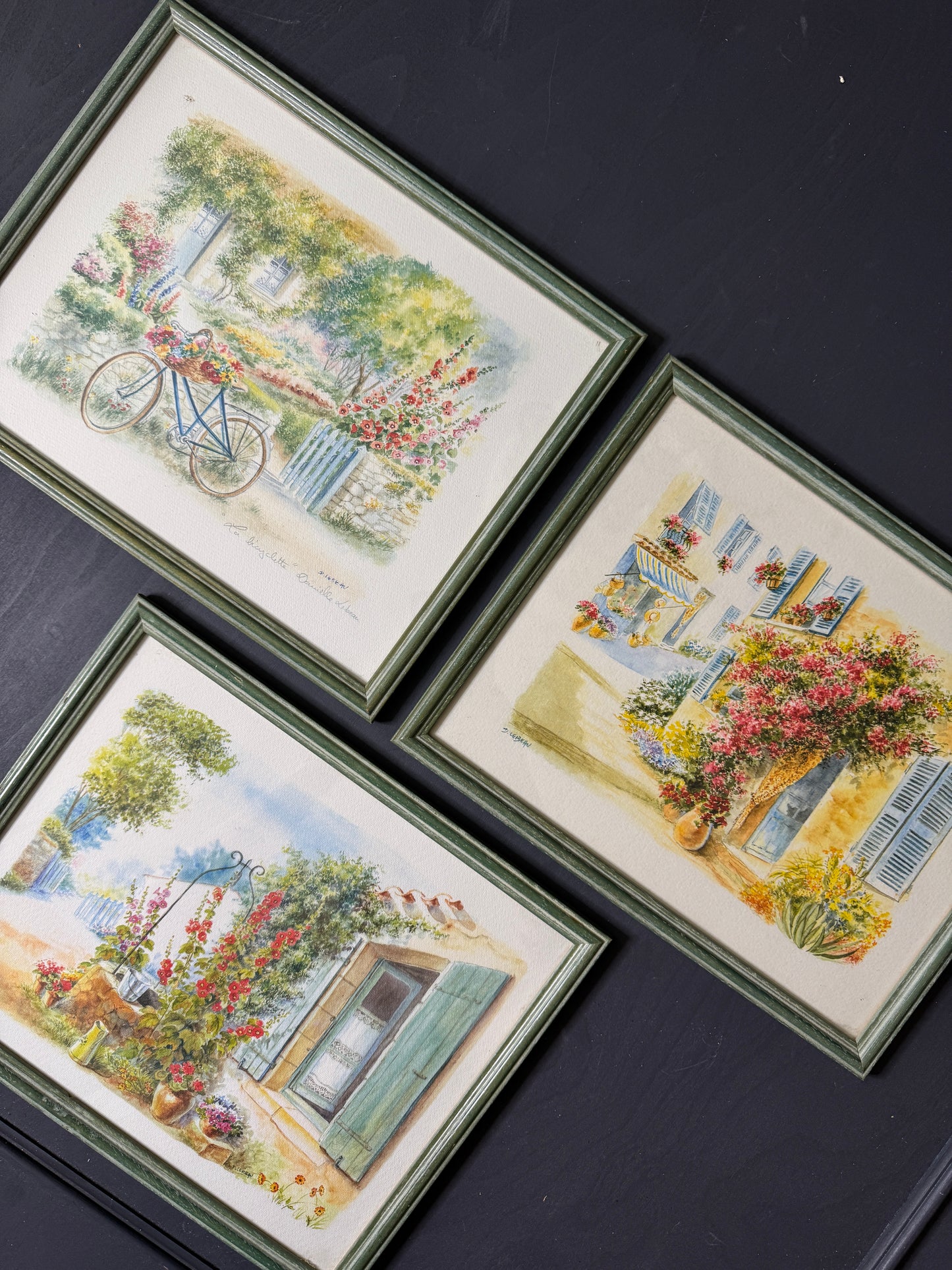 The French Atelier Set – Signed Framed Art Prints by Danielle Lebeau