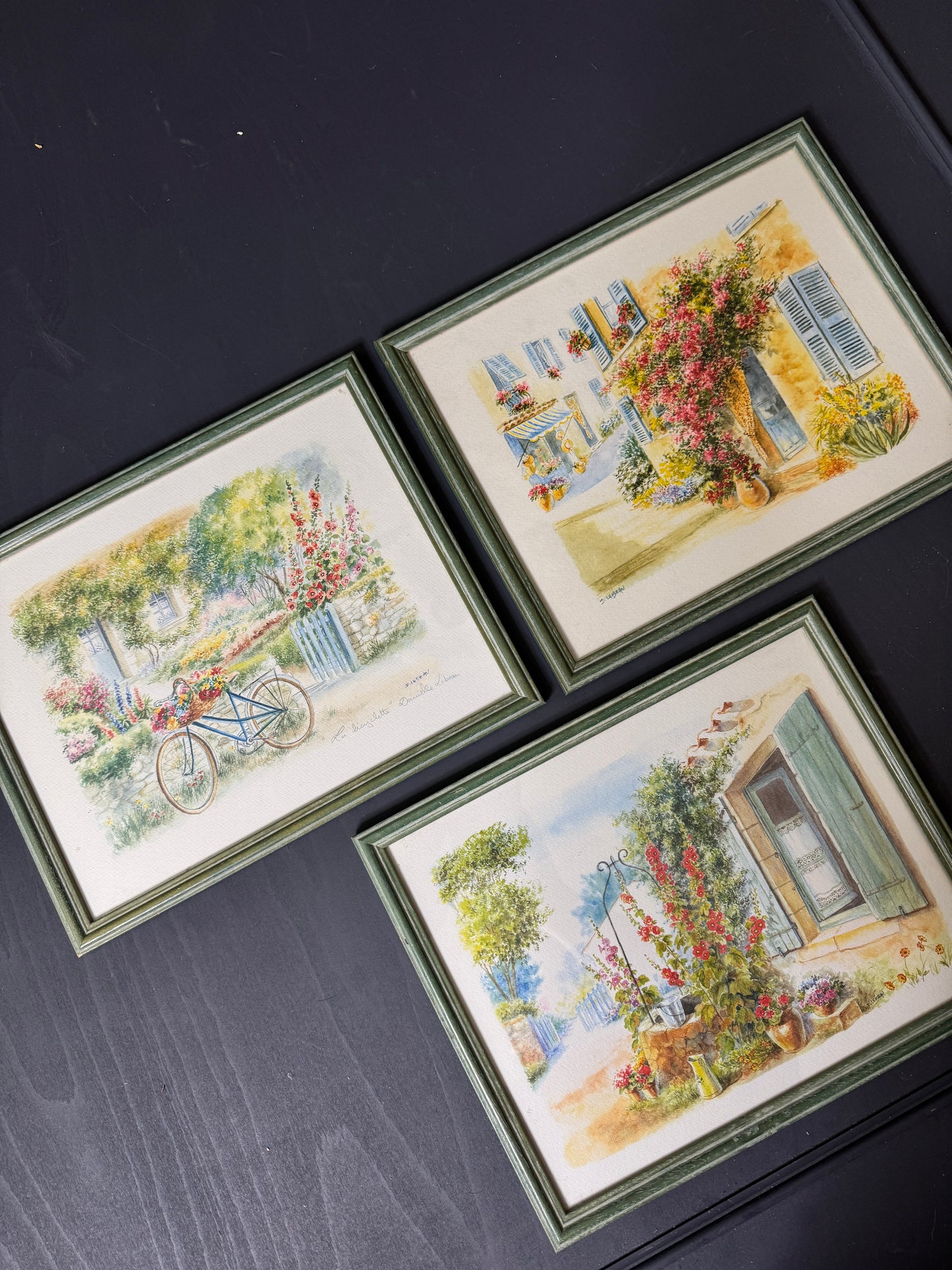 The French Atelier Set – Signed Framed Art Prints by Danielle Lebeau