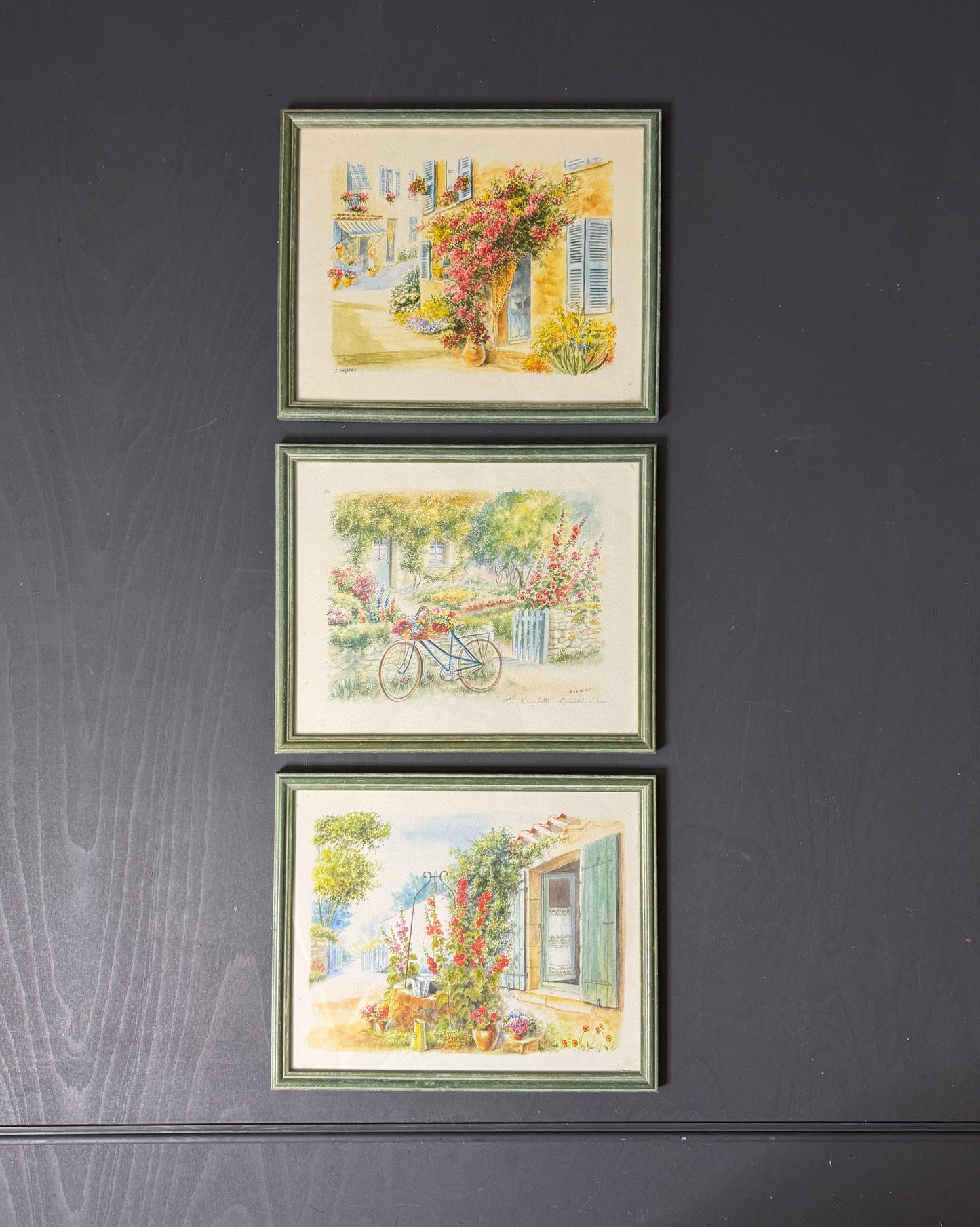The French Atelier Set – Signed Framed Art Prints by Danielle Lebeau