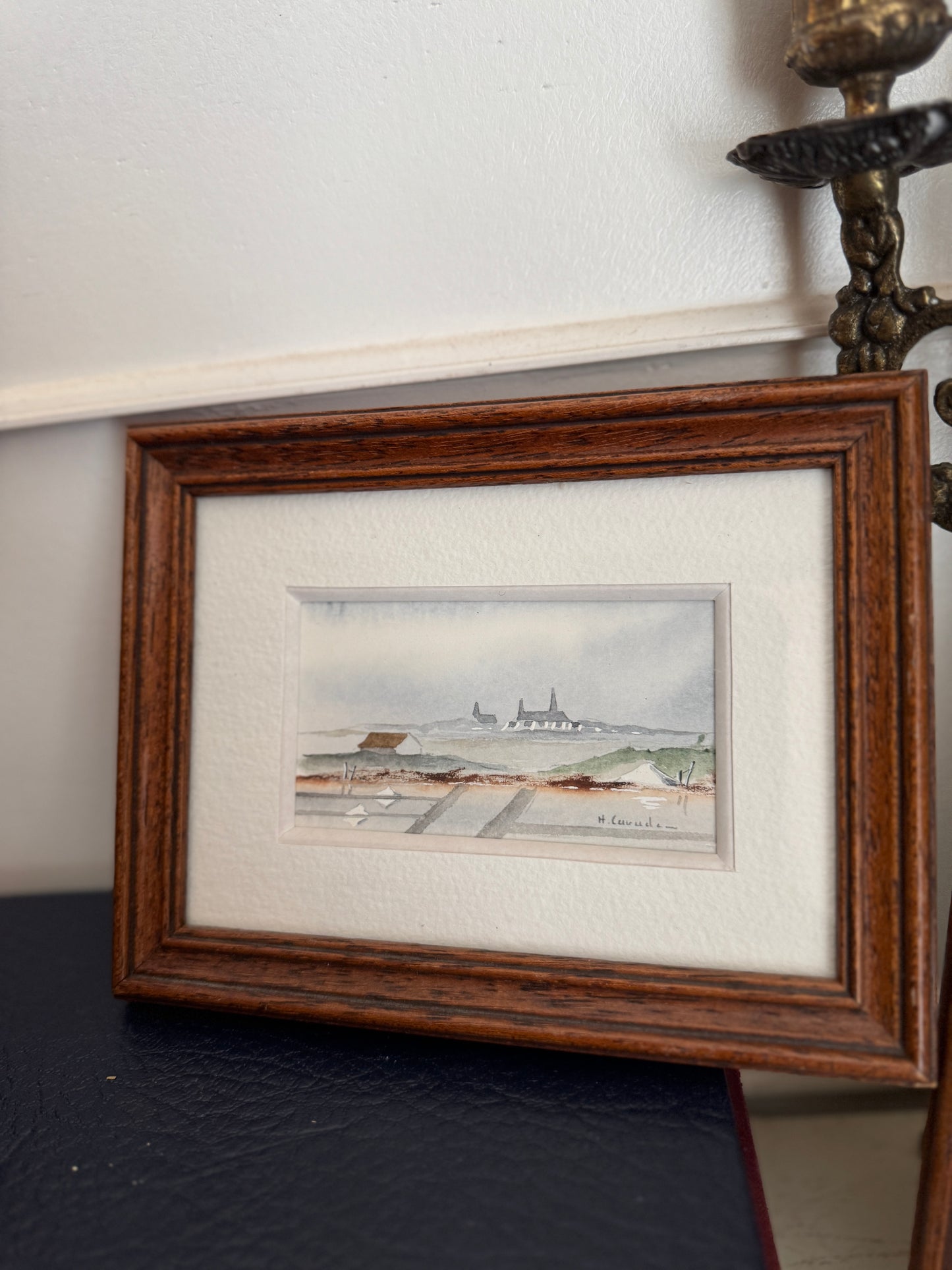 Charming Signed Art Mini Prints – Matching Framed Duo