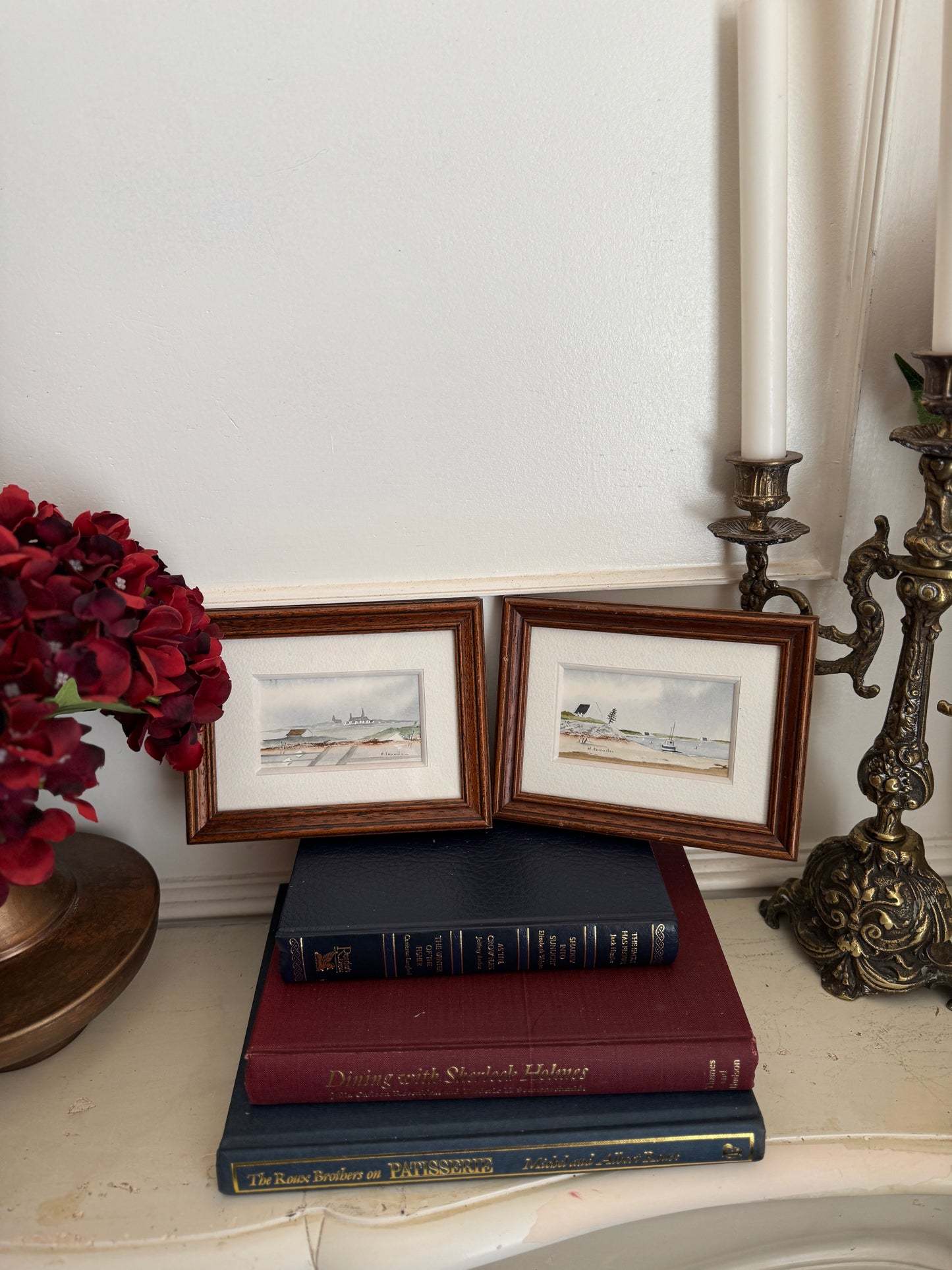 Charming Signed Art Mini Prints – Matching Framed Duo