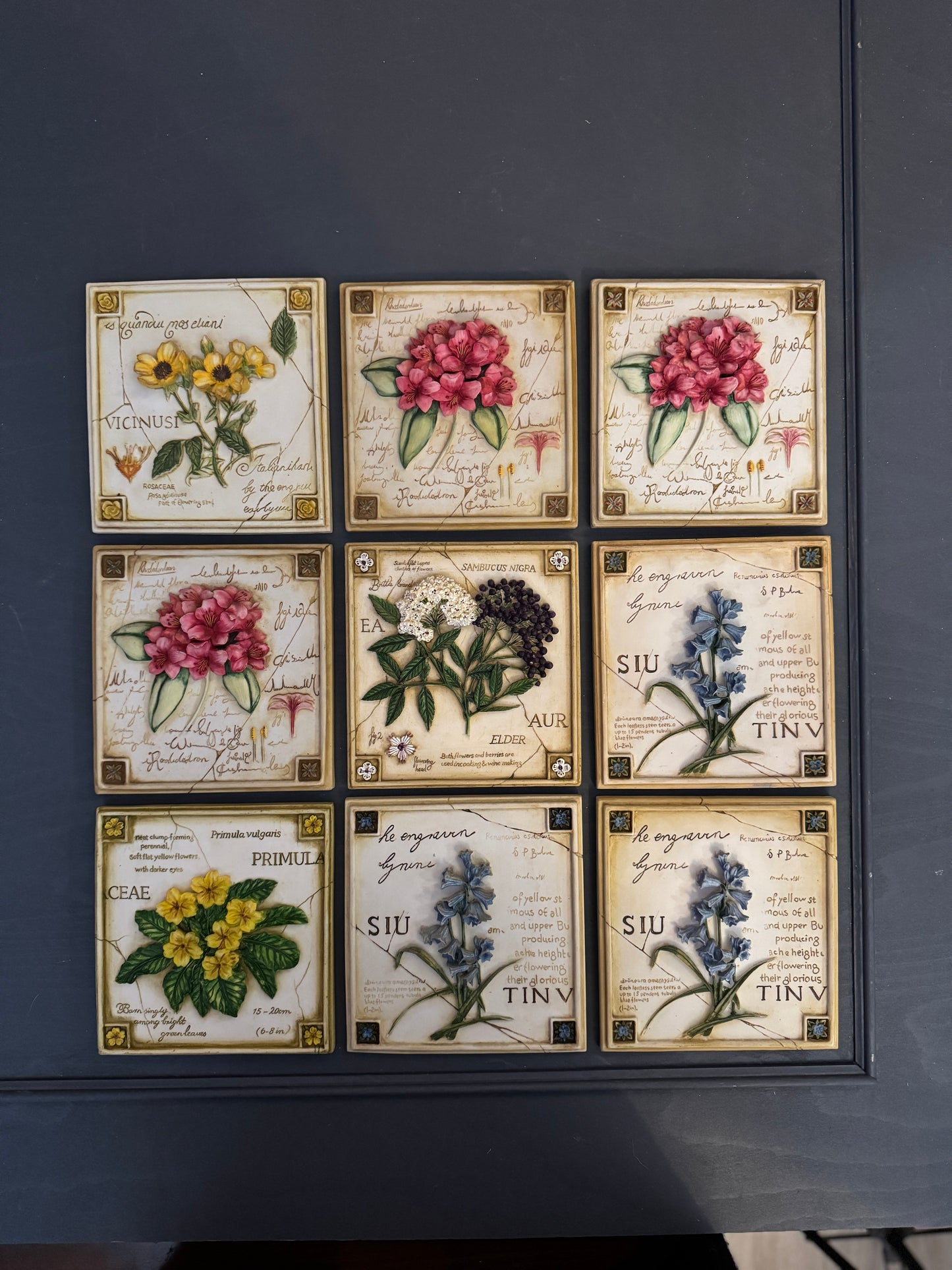 3D Hand-Painted Resin Floral Wall Plaque | Pick Your Favourite Design