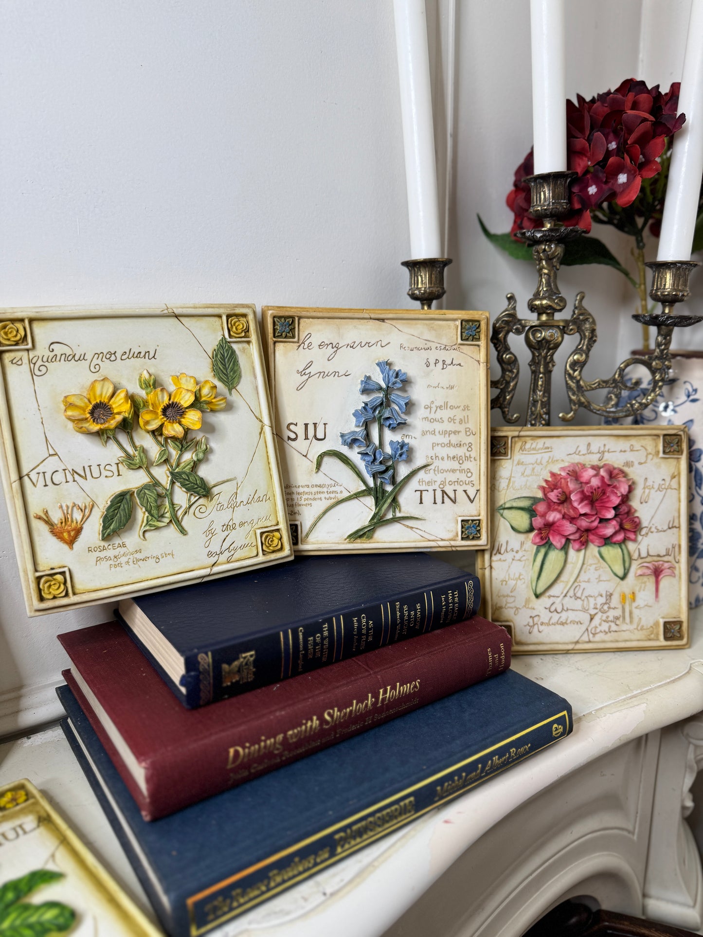3D Hand-Painted Resin Floral Wall Plaque | Pick Your Favourite Design