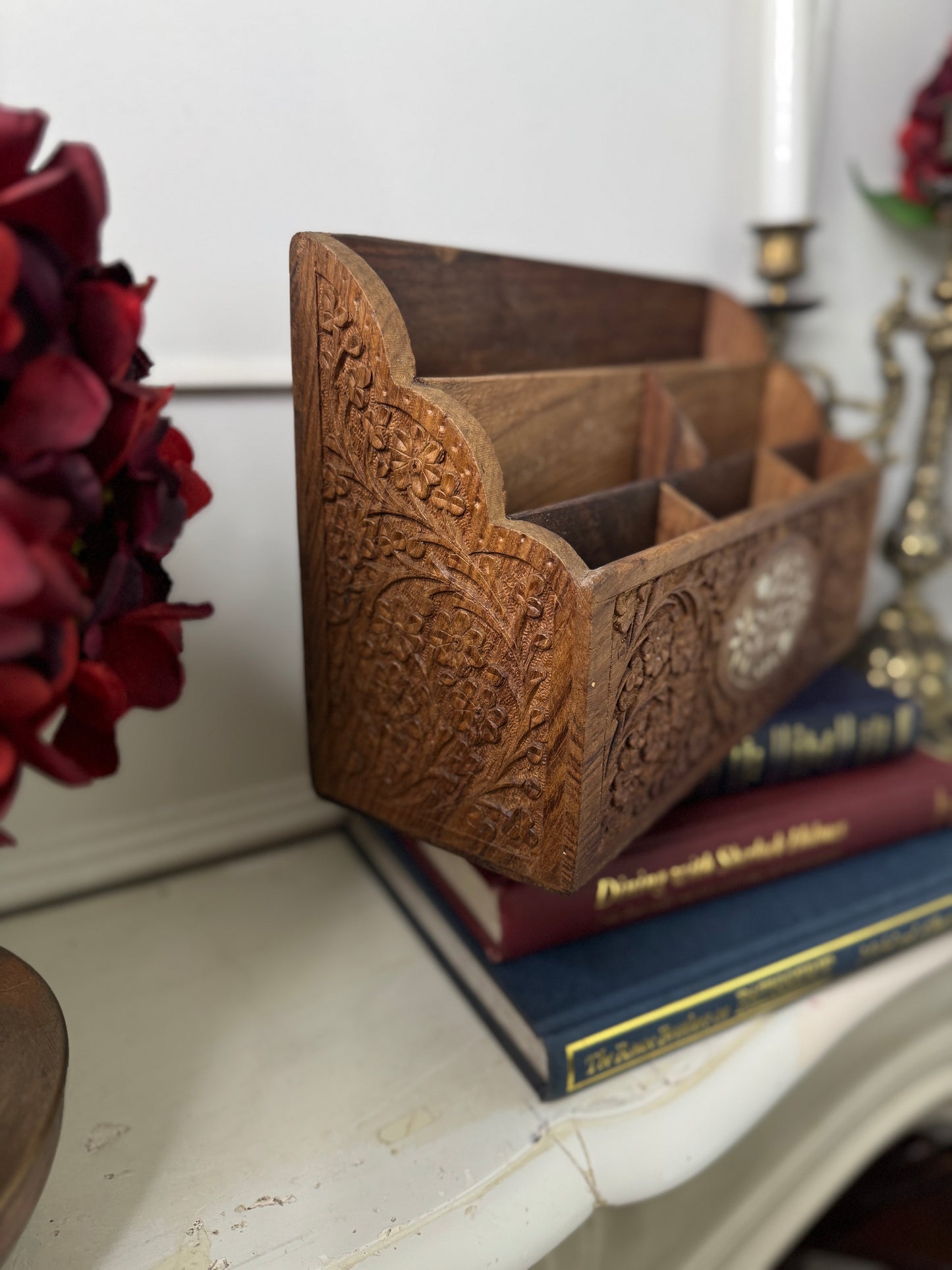 The Heritage Desk Set – Vintage Wooden Organiser Collection