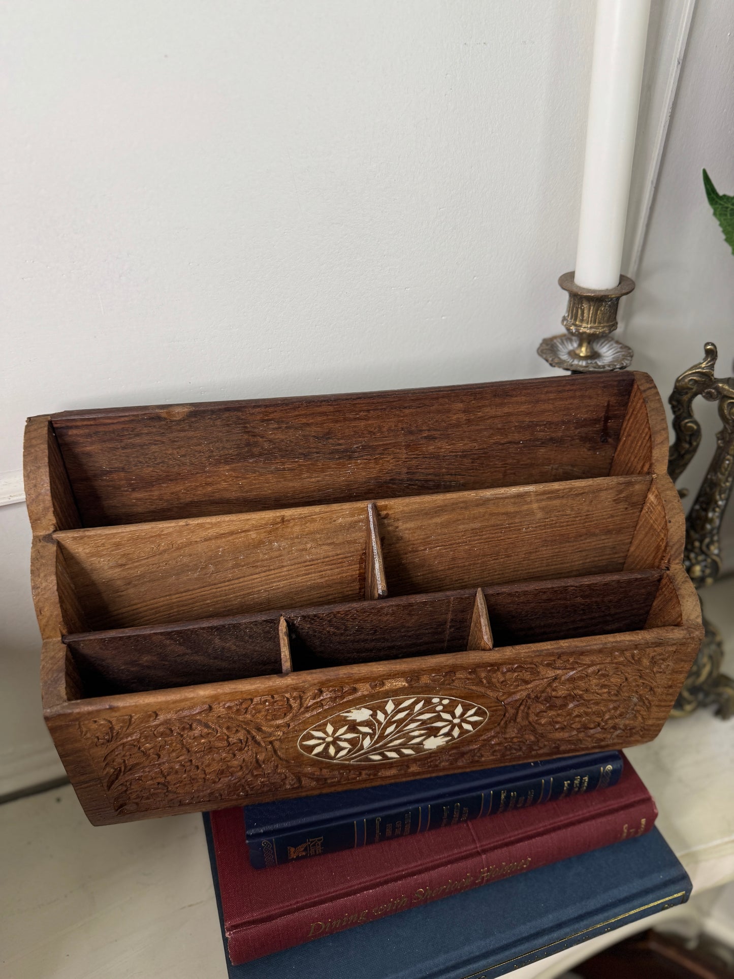 The Heritage Desk Set – Vintage Wooden Organiser Collection