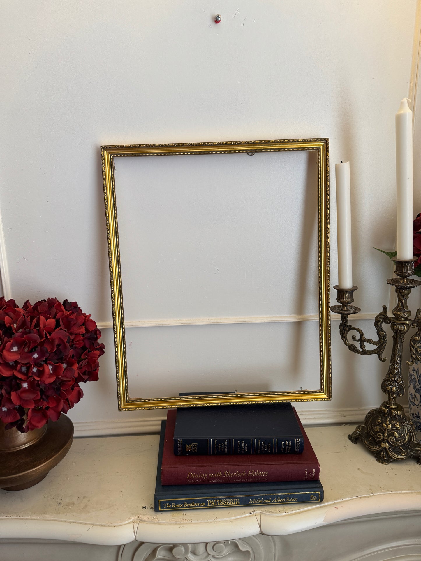 Vintage Gilt Slim Antique Gold Milan Frame