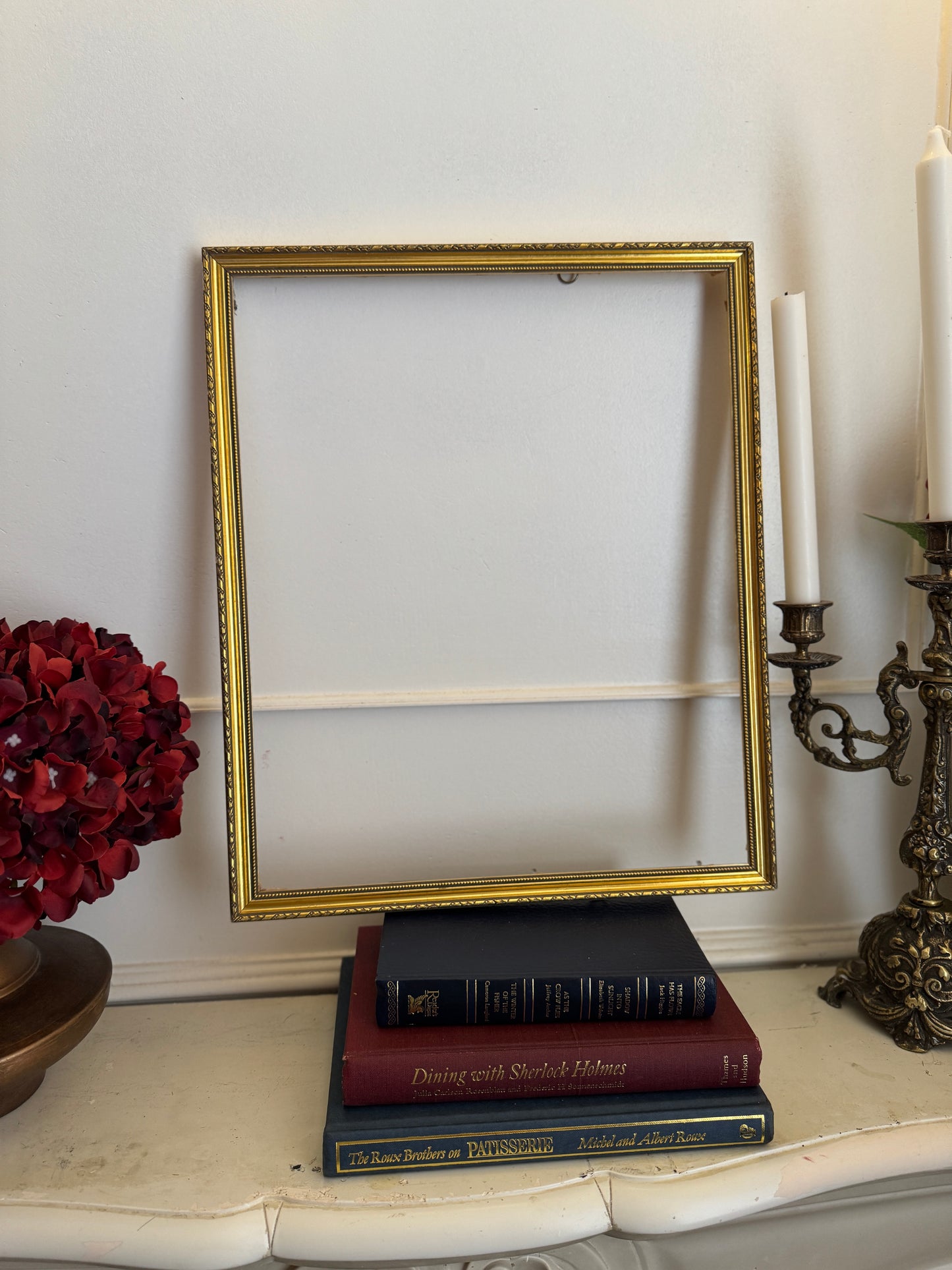 Vintage Gilt Slim Antique Gold Milan Frame
