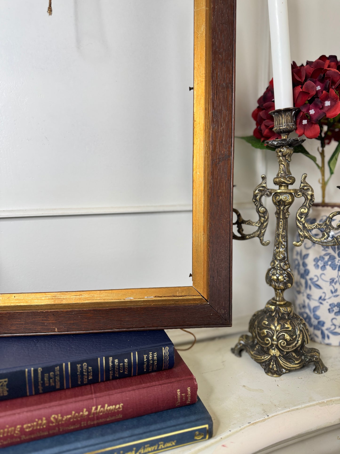 The Siena Rustic Gold Aged Wooden Frame