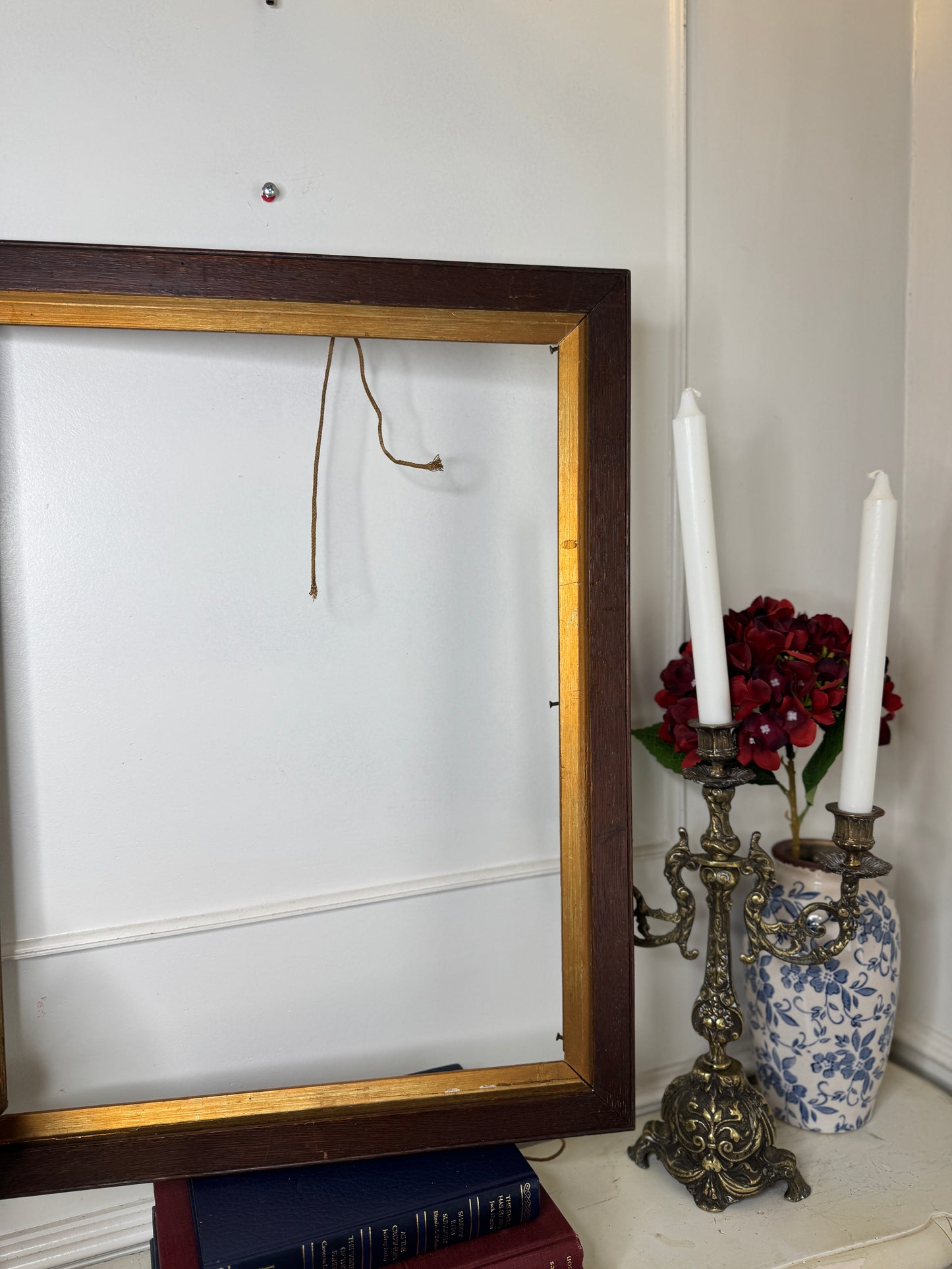 The Siena Rustic Gold Aged Wooden Frame