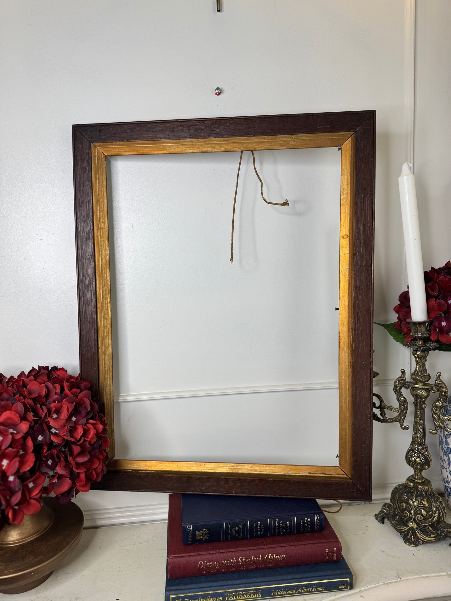 The Siena Rustic Gold Aged Wooden Frame