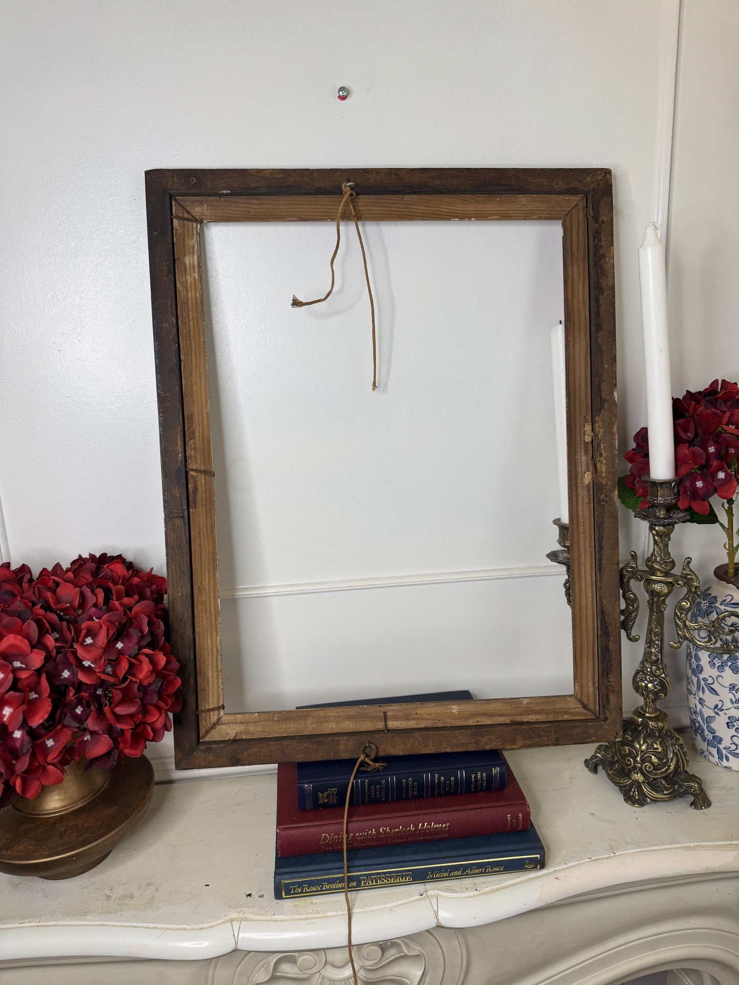 The Siena Rustic Gold Aged Wooden Frame