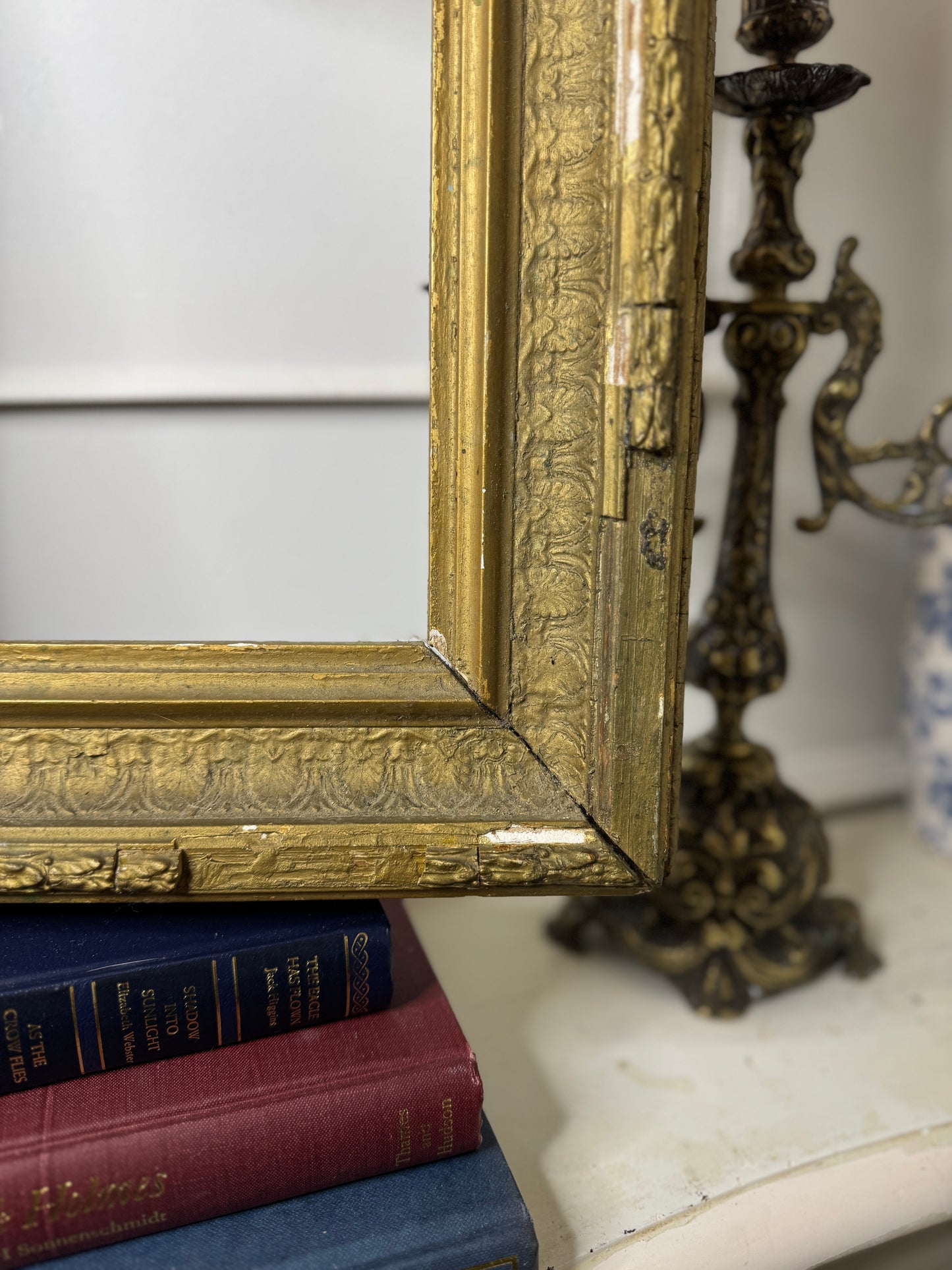 Antique Century Gilt Frame – Extremely Rare Ornate Gold Frame (c.1900s)