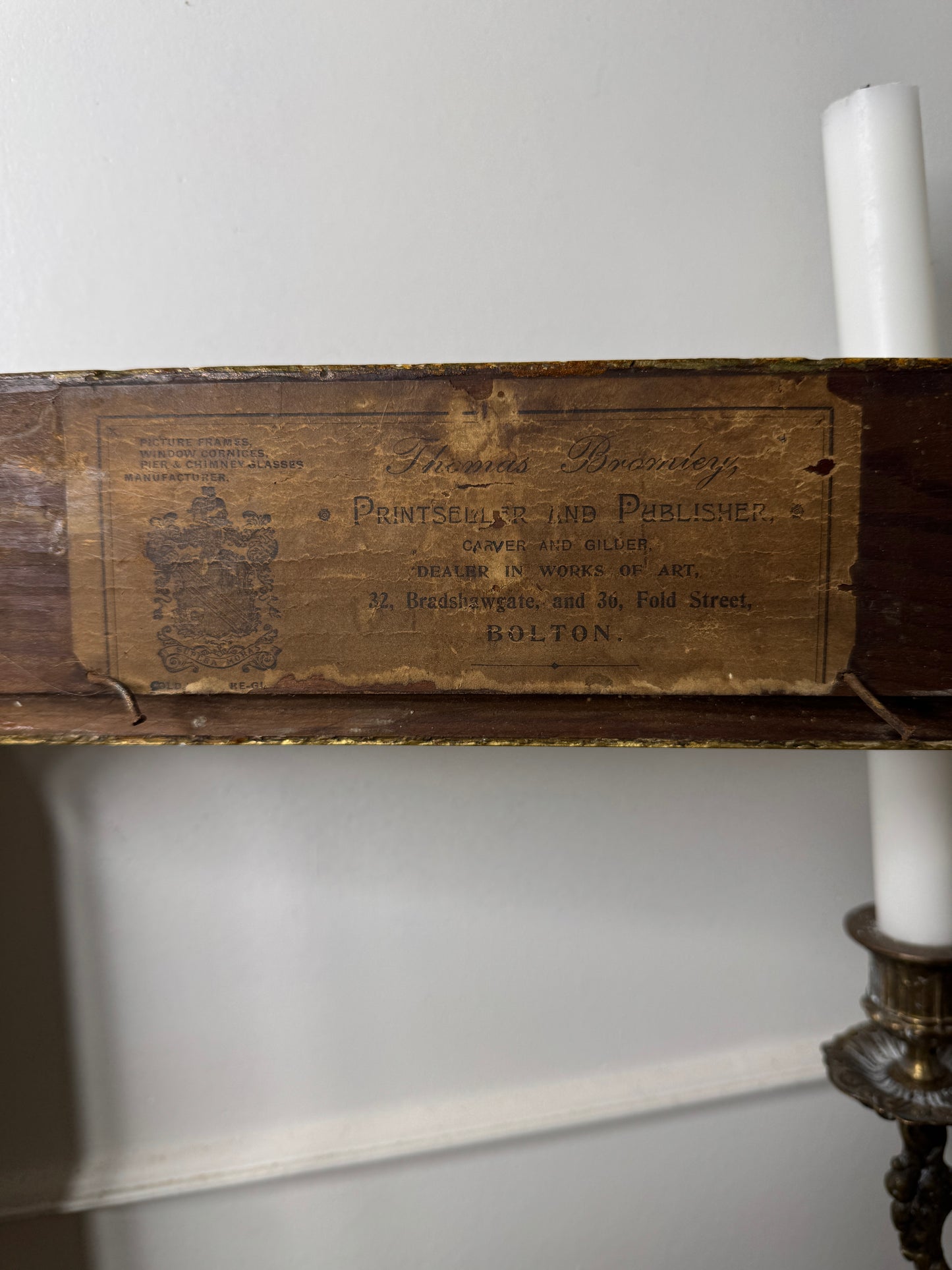 Antique Century Gilt Frame – Extremely Rare Ornate Gold Frame (c.1900s)