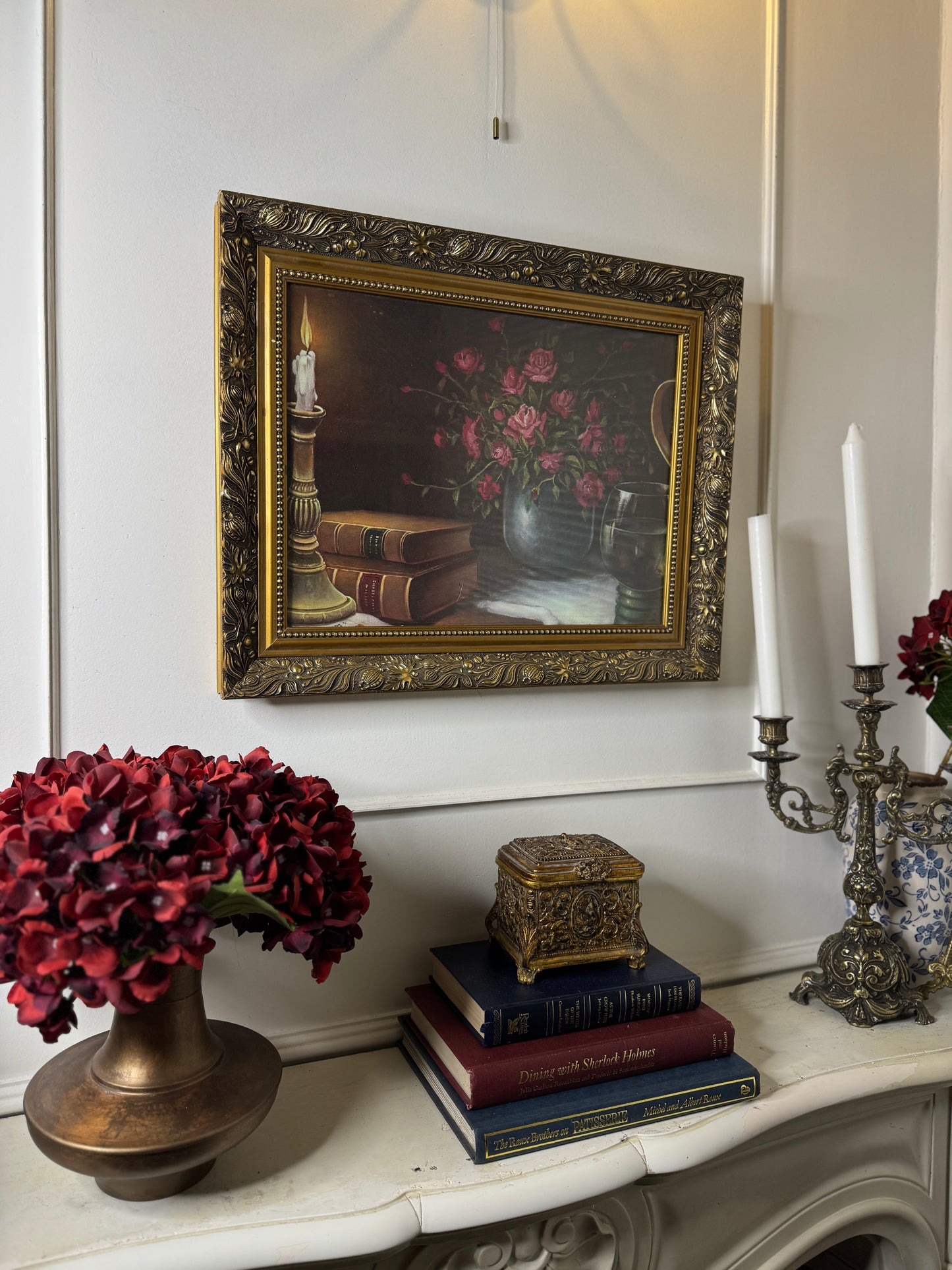 Paris Noir – Moody Vintage Scene in Gilt Belvoir Frame