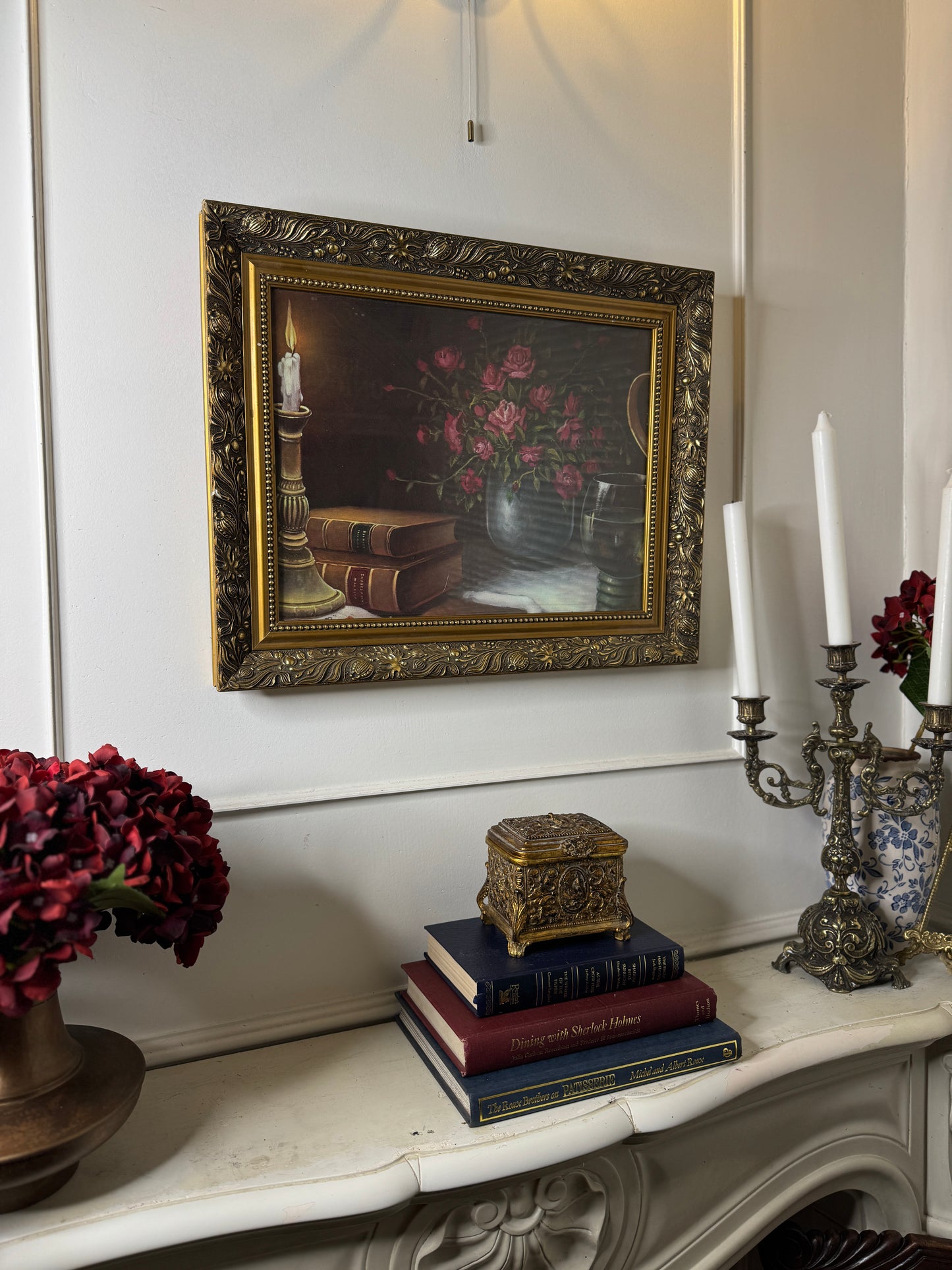 Paris Noir – Moody Vintage Scene in Gilt Belvoir Frame