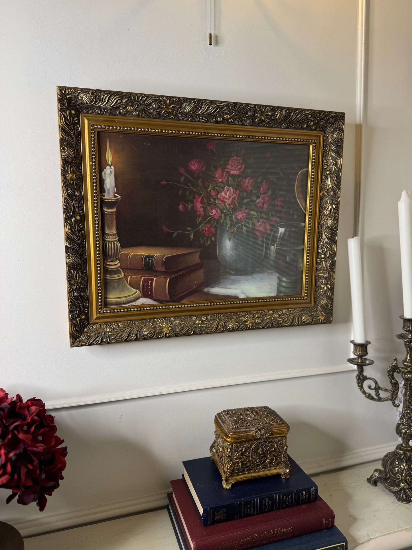 Paris Noir – Moody Vintage Scene in Gilt Belvoir Frame