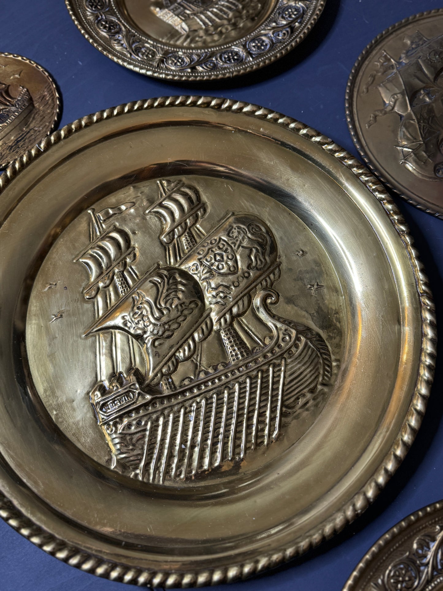 The Golden Artisan Repousse Vintage Gallery Wall Set
