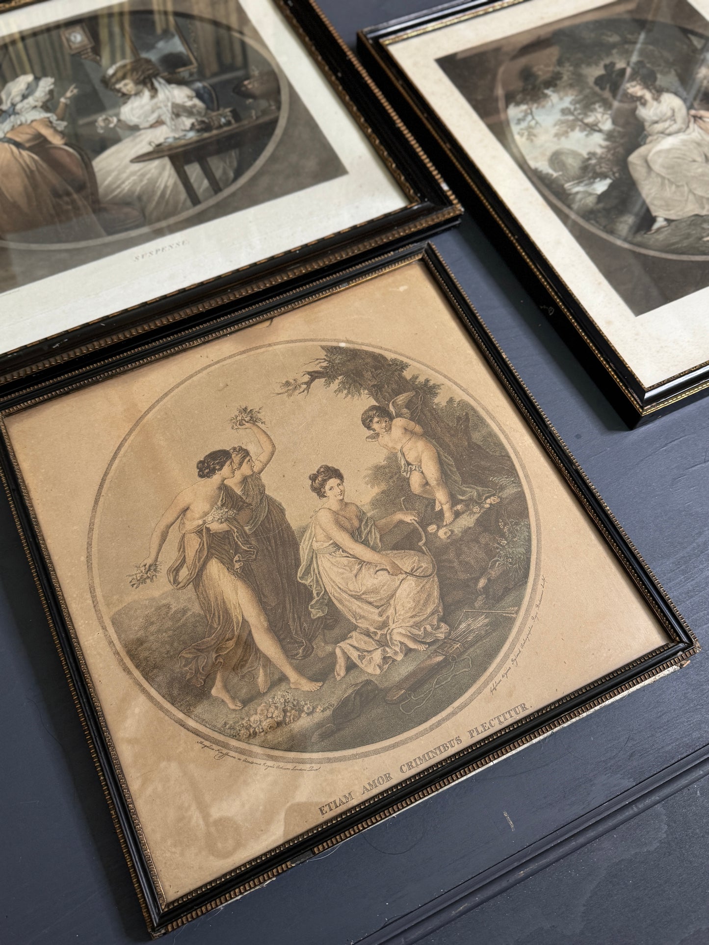Vintage Black & Gold 1920s Gallery wall set