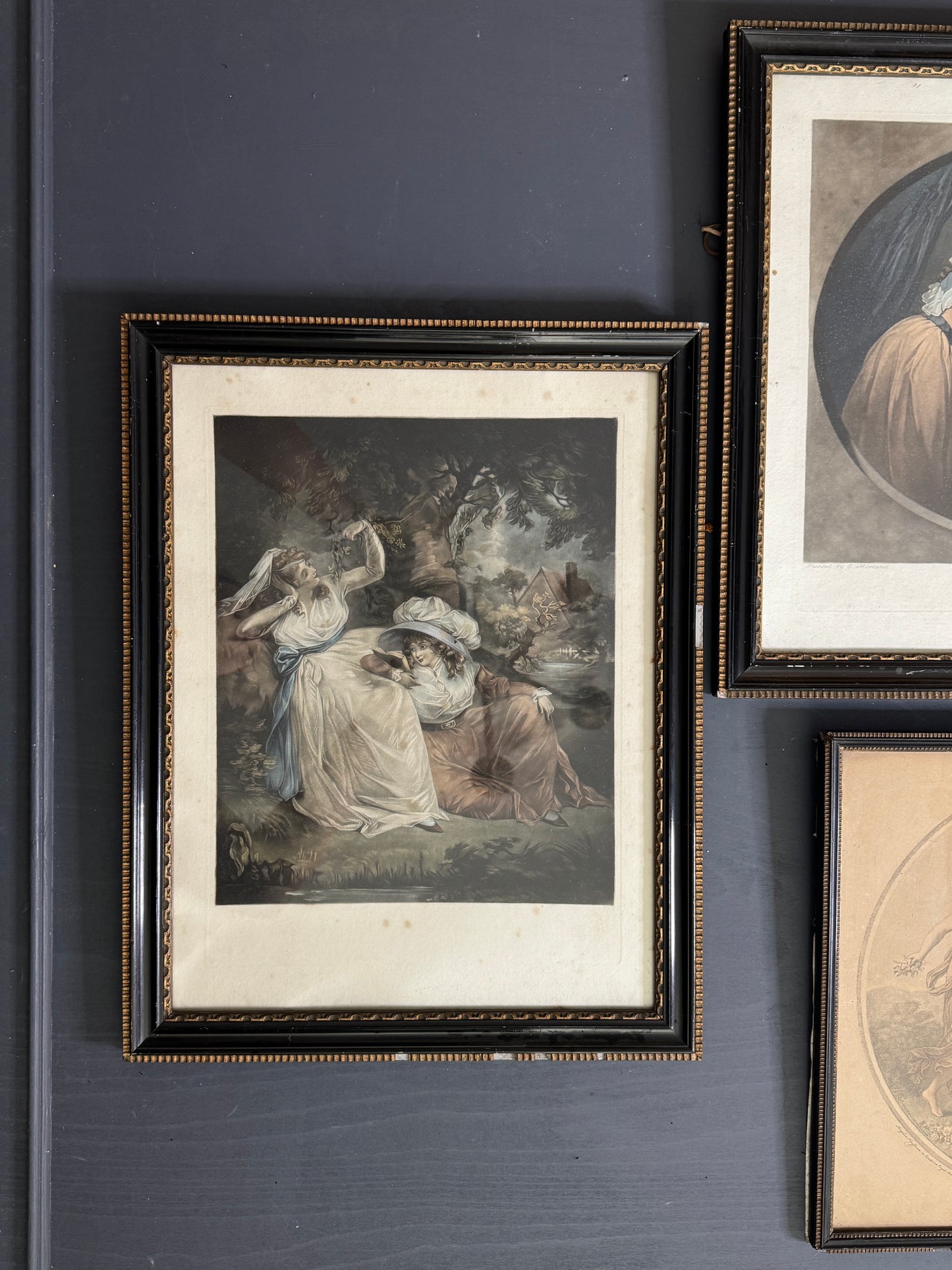 Vintage Black & Gold 1920s Gallery wall set