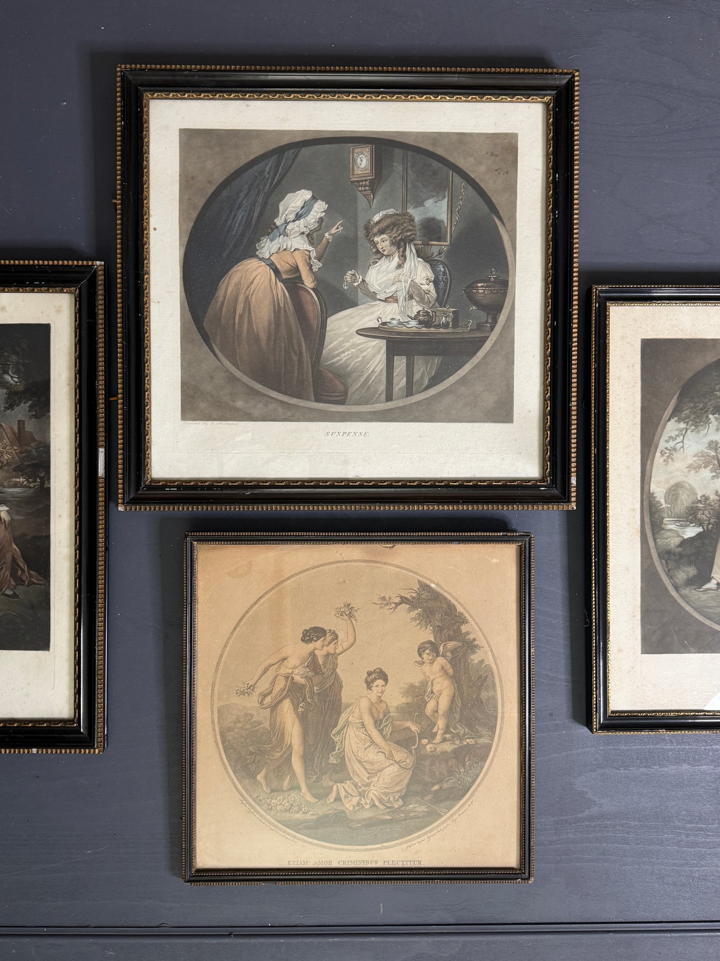 Vintage Black & Gold 1920s Gallery wall set