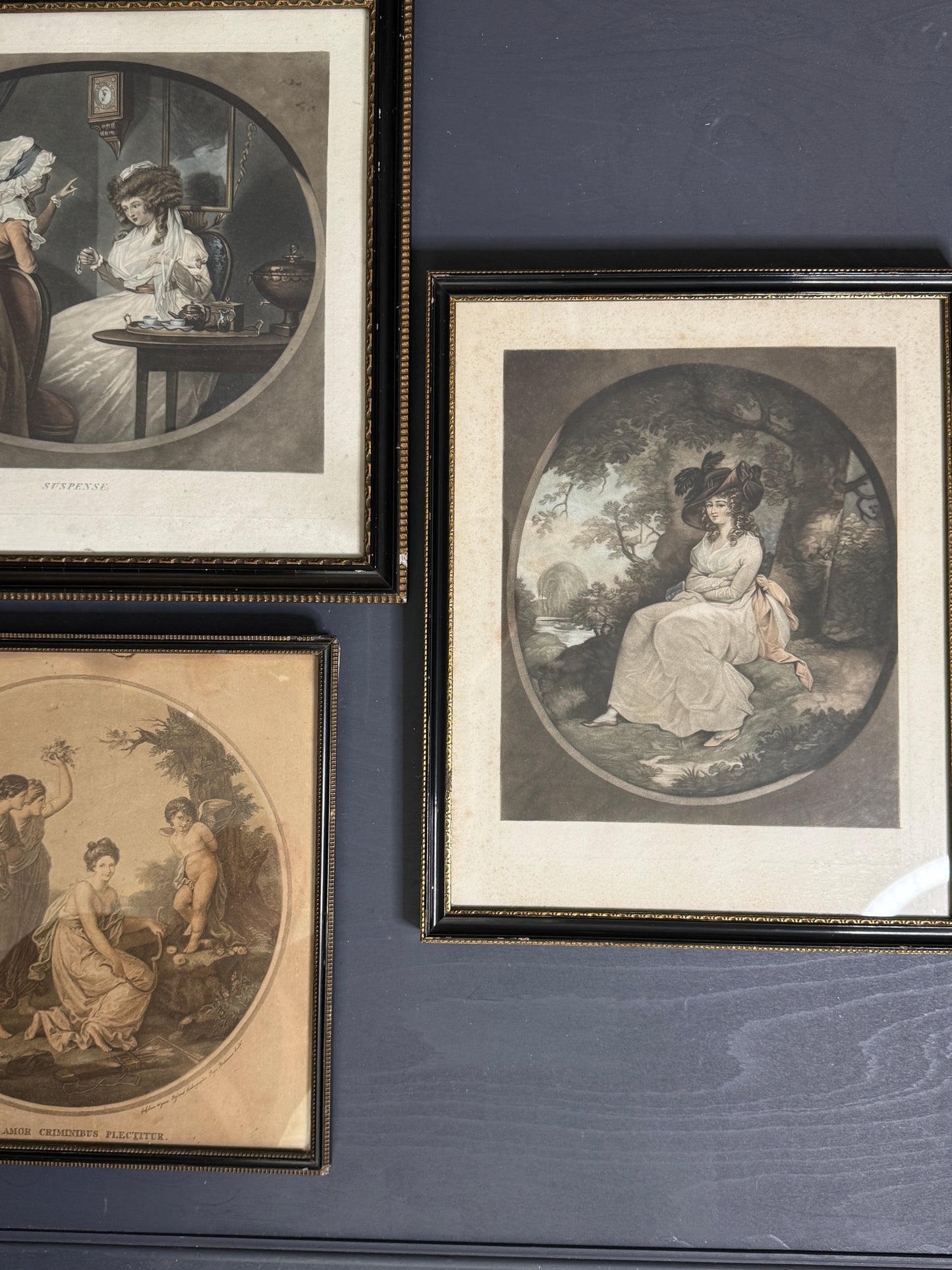 Vintage Black & Gold 1920s Gallery wall set