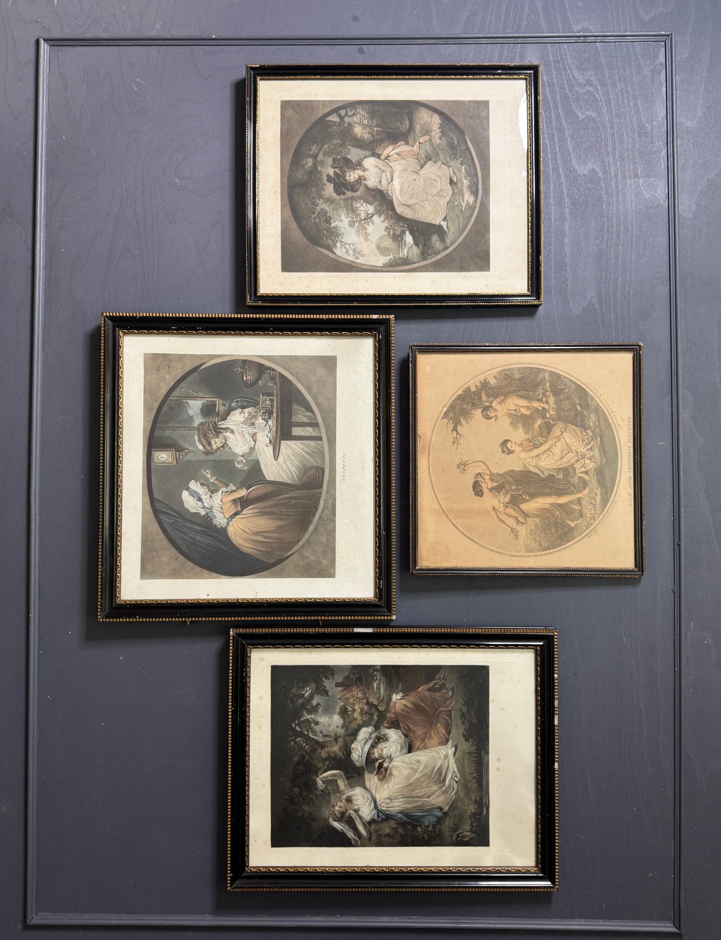 Vintage Black & Gold 1920s Gallery wall set
