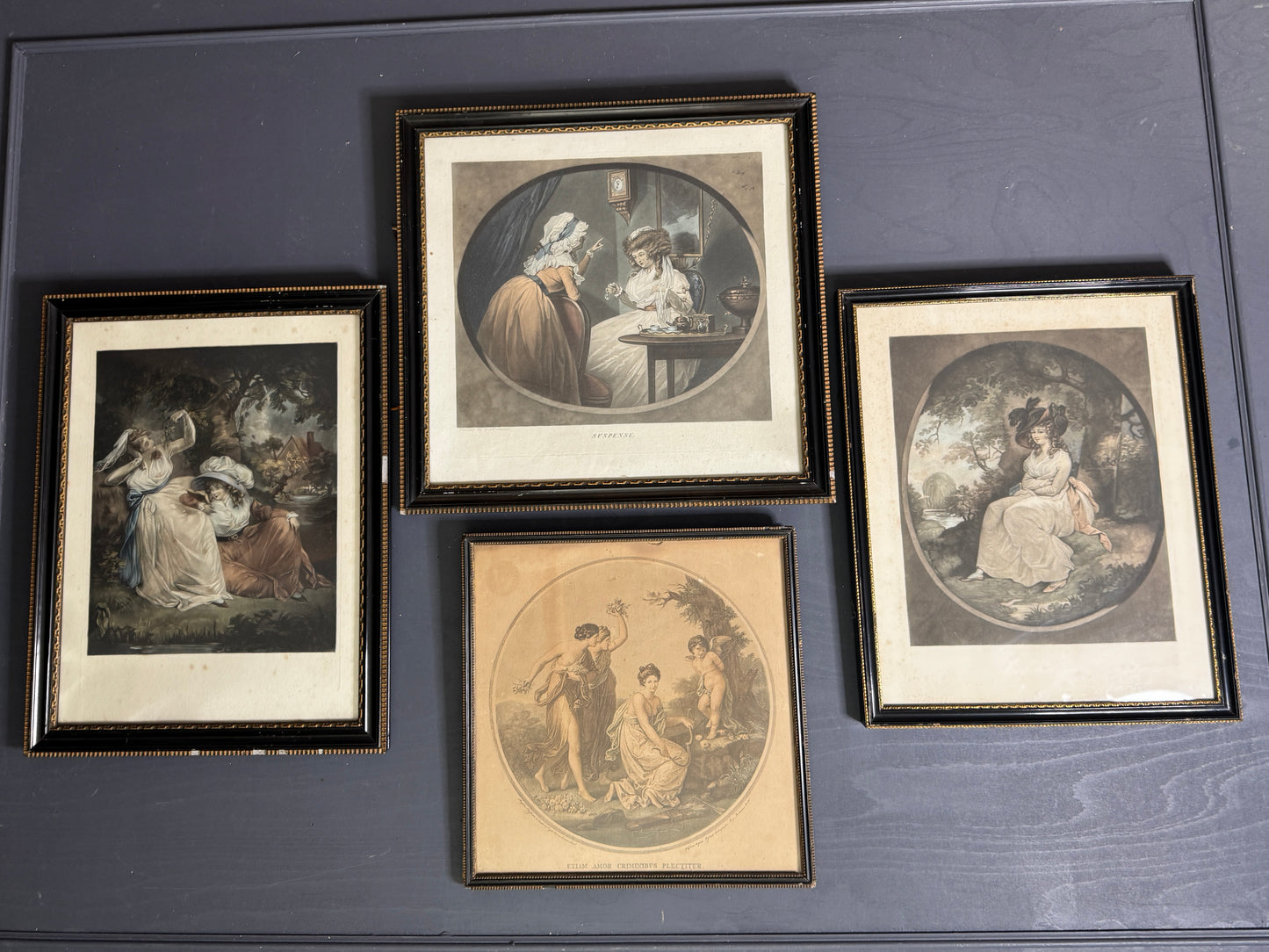 Vintage Black & Gold 1920s Gallery wall set