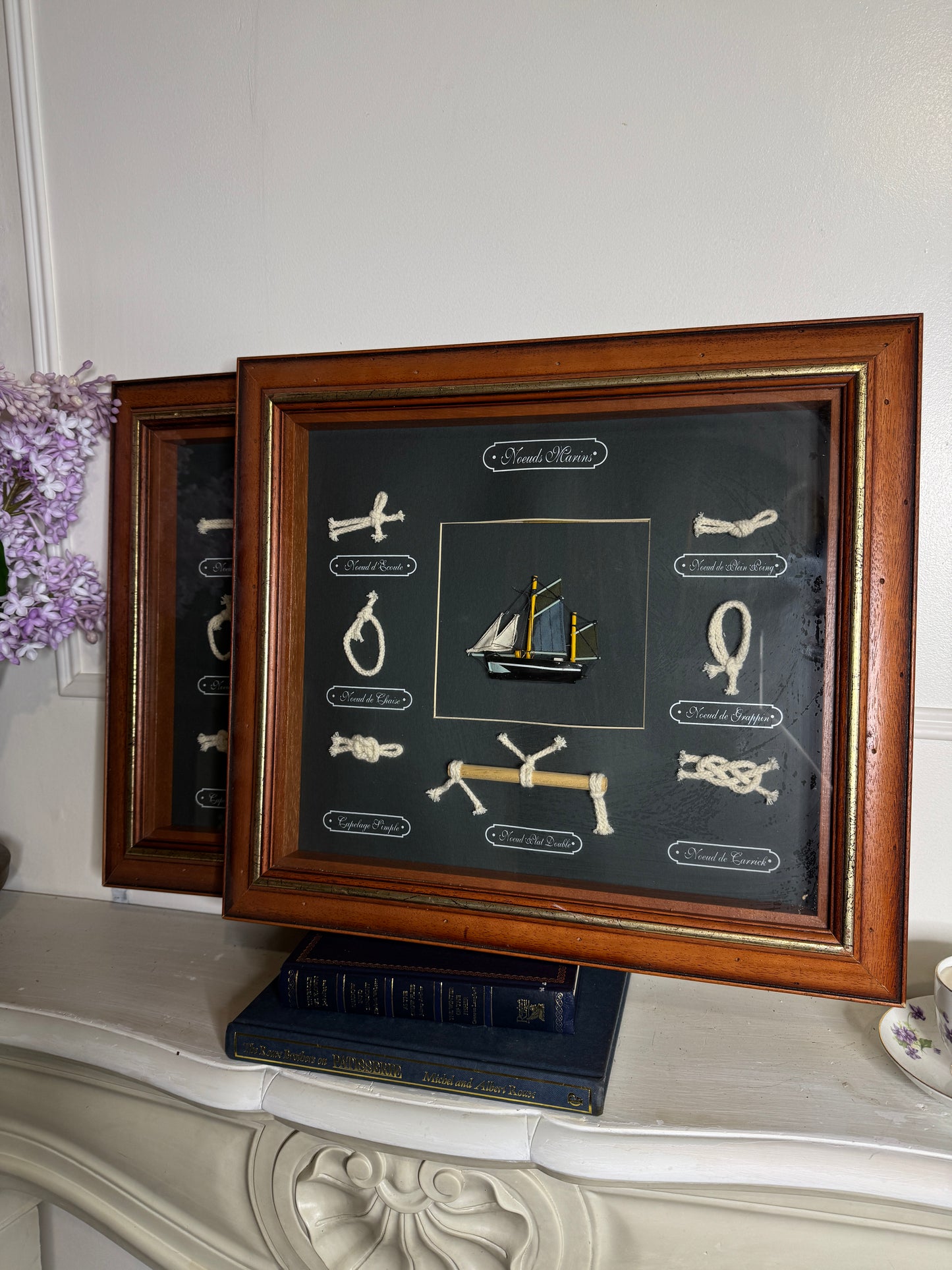 Sailor’s Keepsake – Rope Knot & Ship Shadowbox Collection