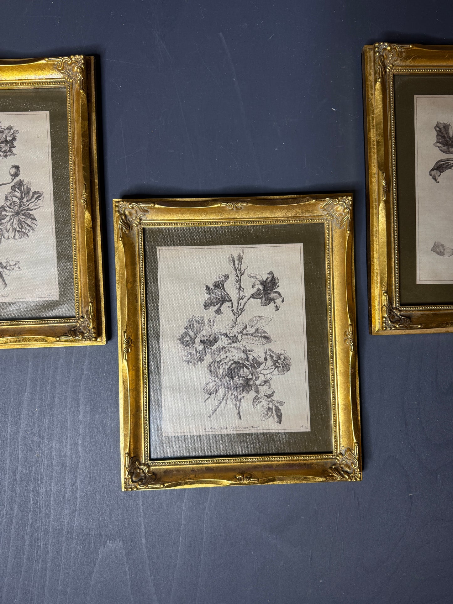 Veloura Verde & Gilt Gallery Collection – Vintage-Inspired Wall Set