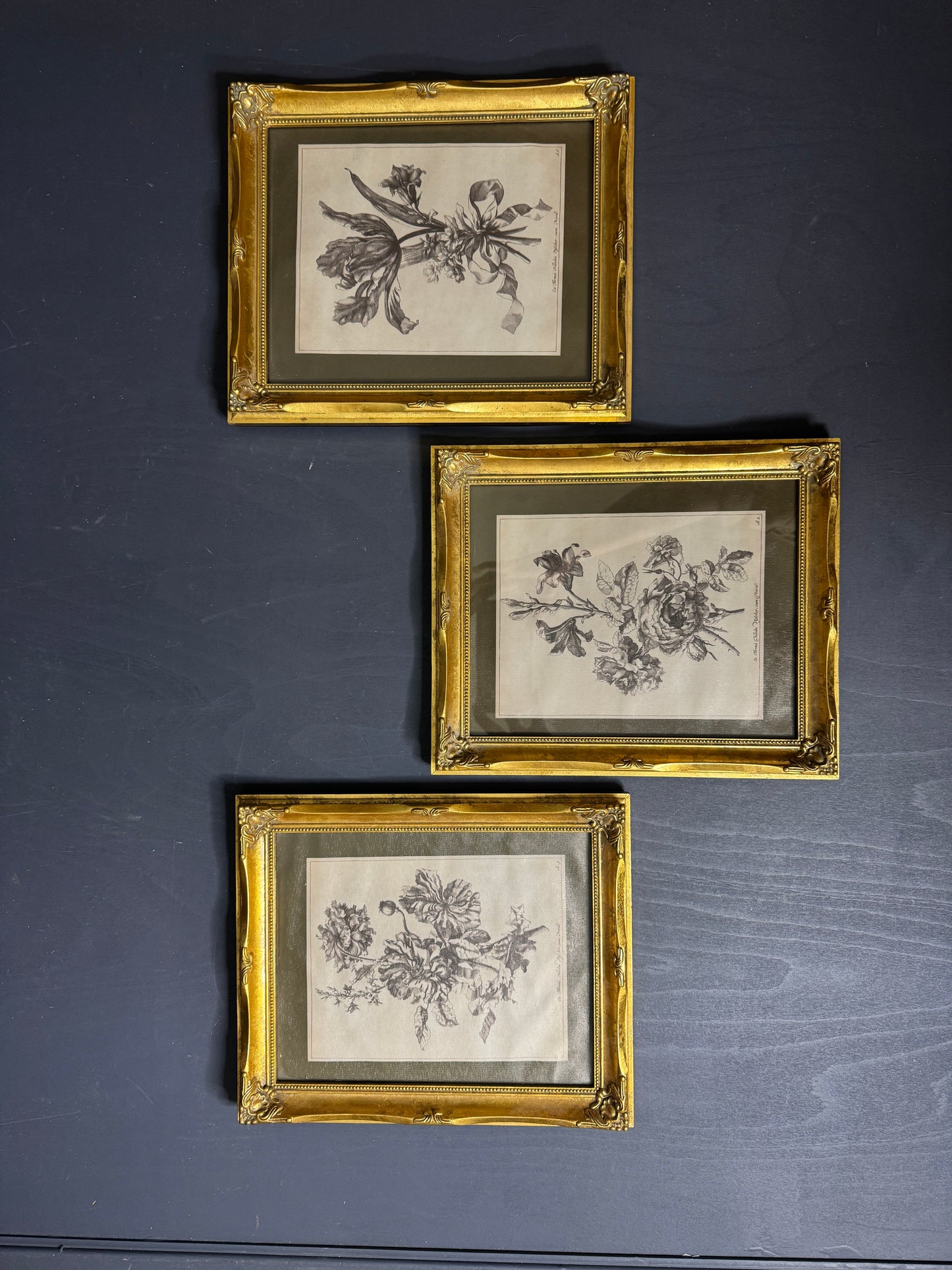 Veloura Verde & Gilt Gallery Collection – Vintage-Inspired Wall Set