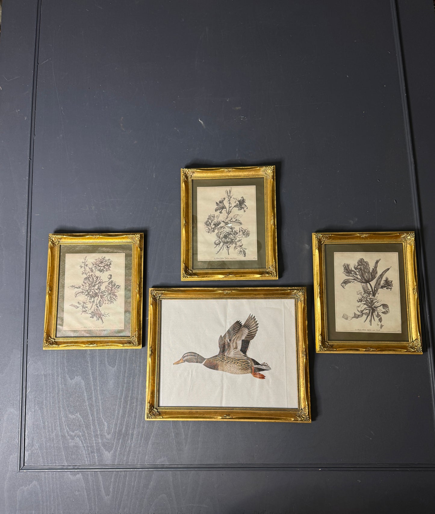 Veloura Verde & Gilt Gallery Collection – Vintage-Inspired Wall Set