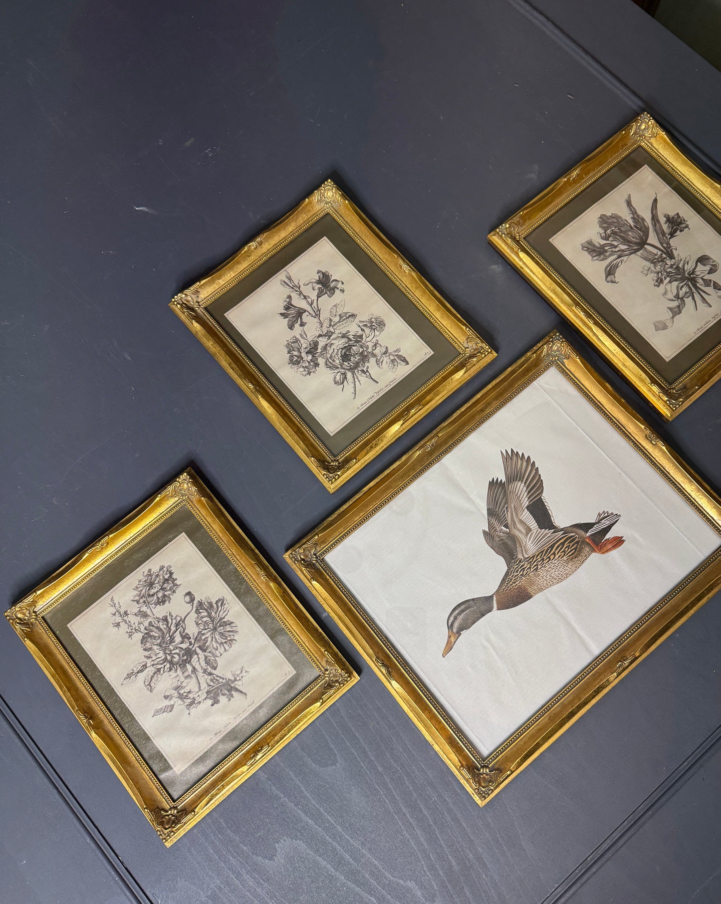 Veloura Verde & Gilt Gallery Collection – Vintage-Inspired Wall Set