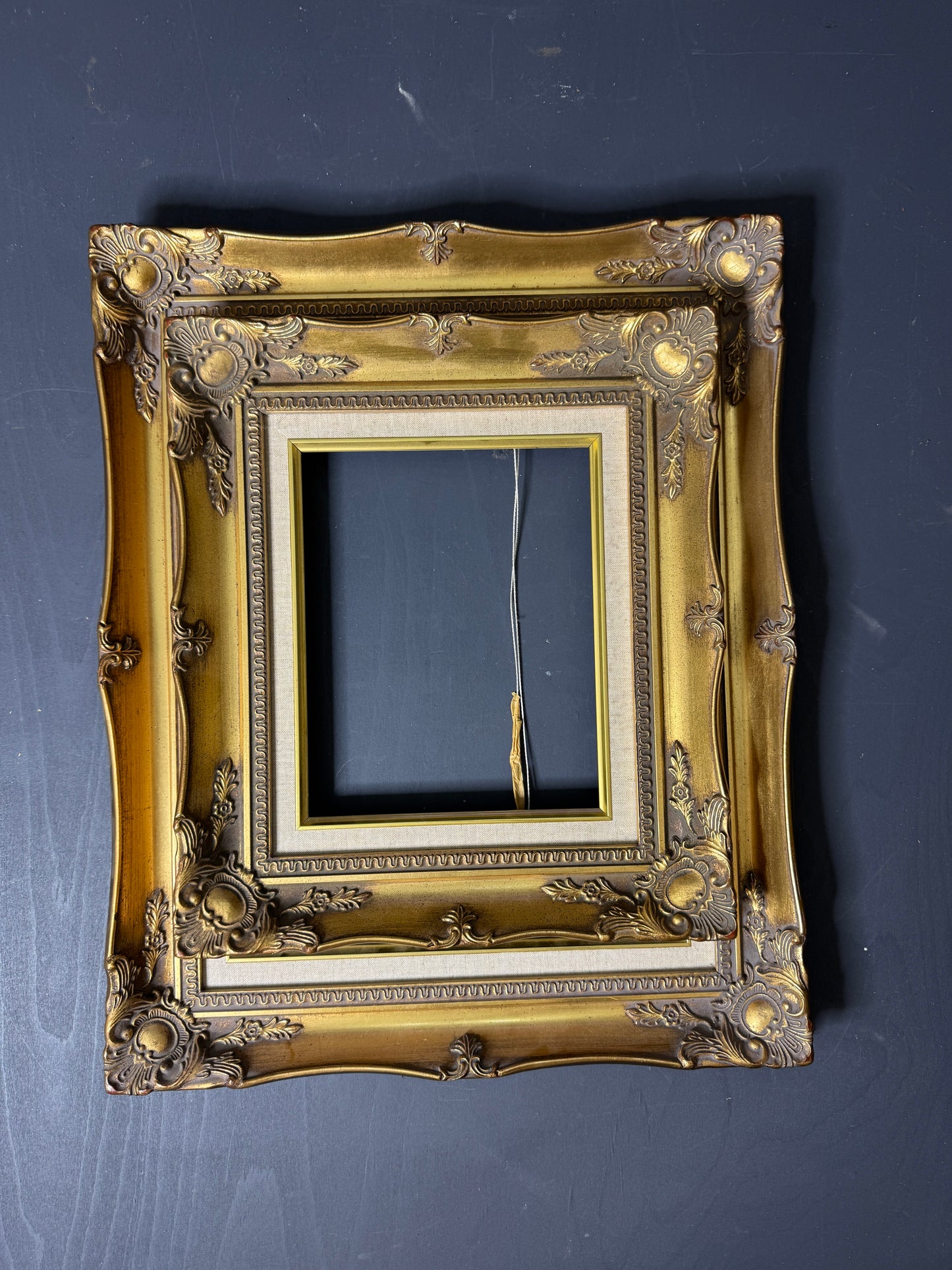 Vintage Ornate Gold Sorélle Frames with Optional White Mounts