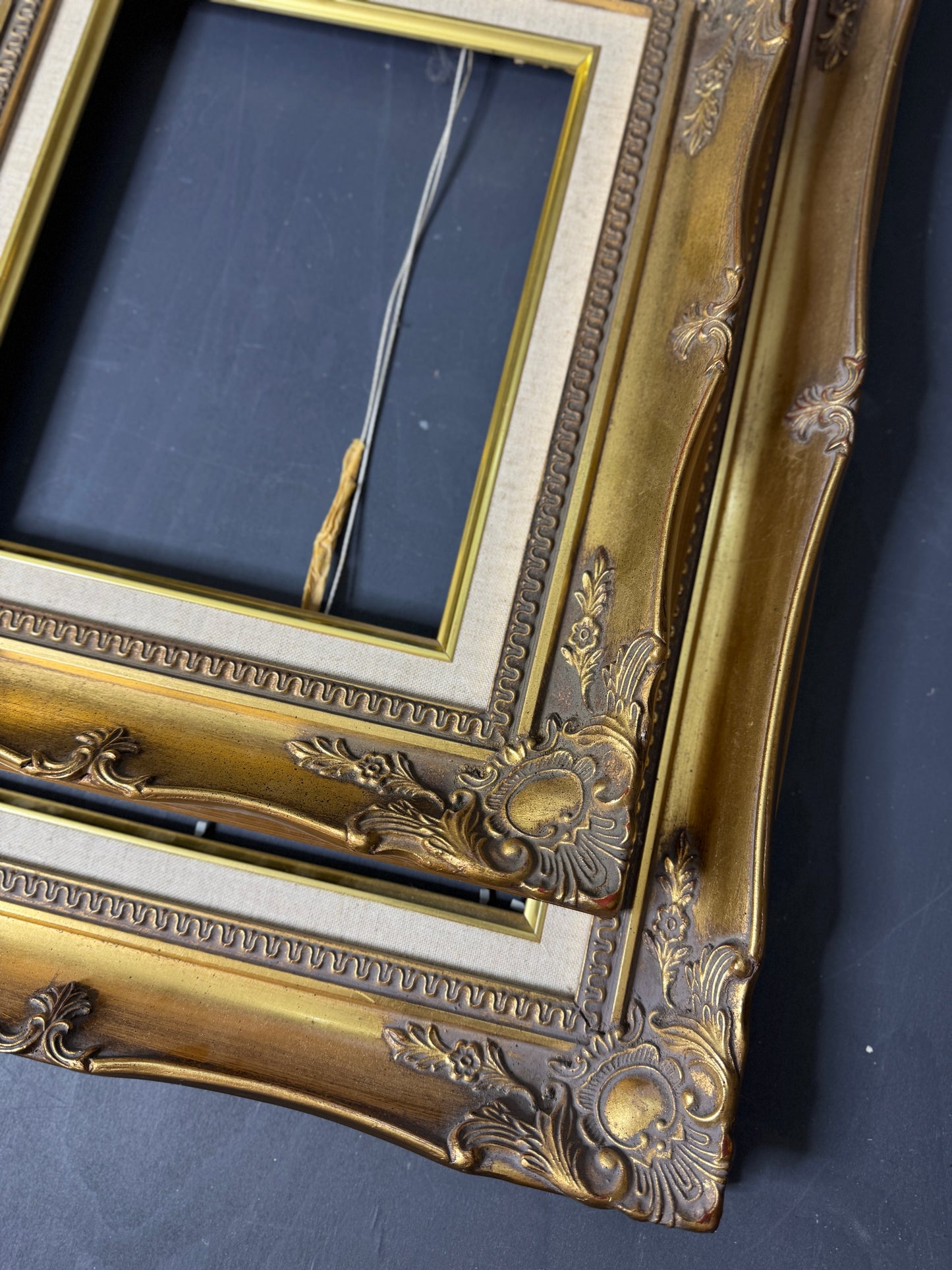 Vintage Ornate Gold Sorélle Frames with Optional White Mounts
