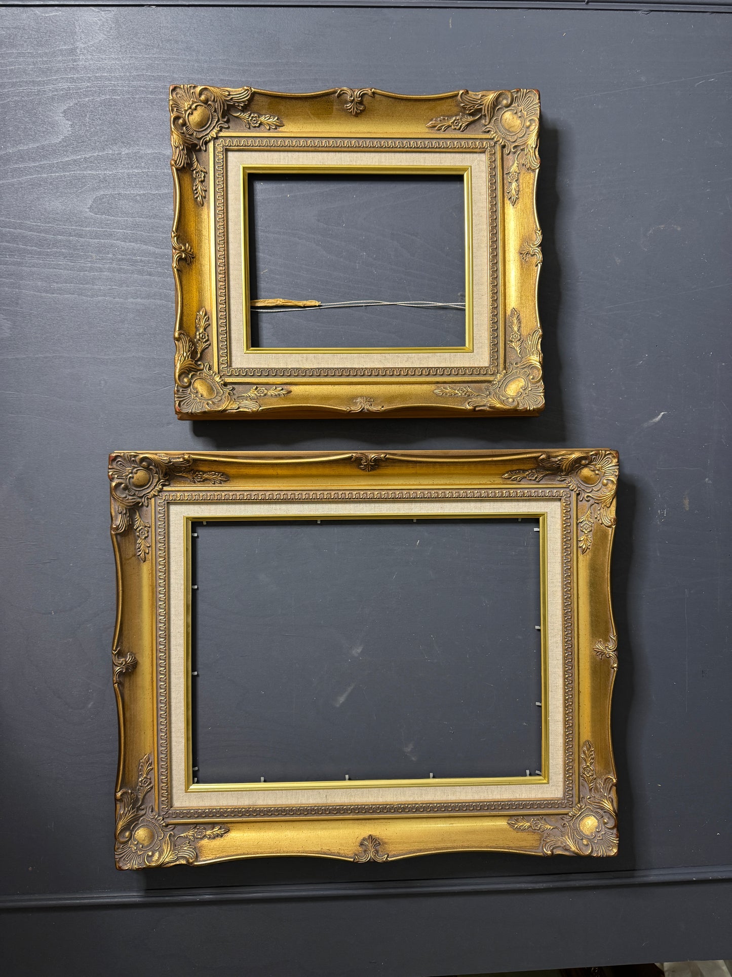 Vintage Ornate Gold Sorélle Frames with Optional White Mounts